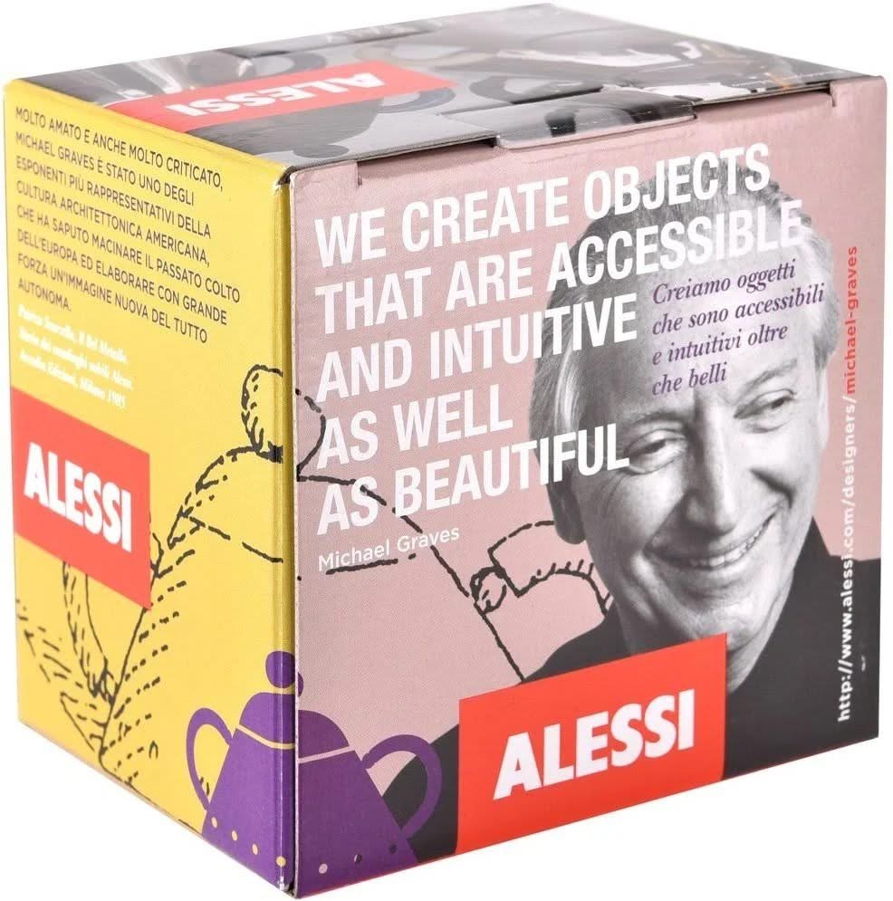 Alessi Suikerpot - met lepel - 9097 - Blauw - 200 ml - door Micheal Graves - Image 5