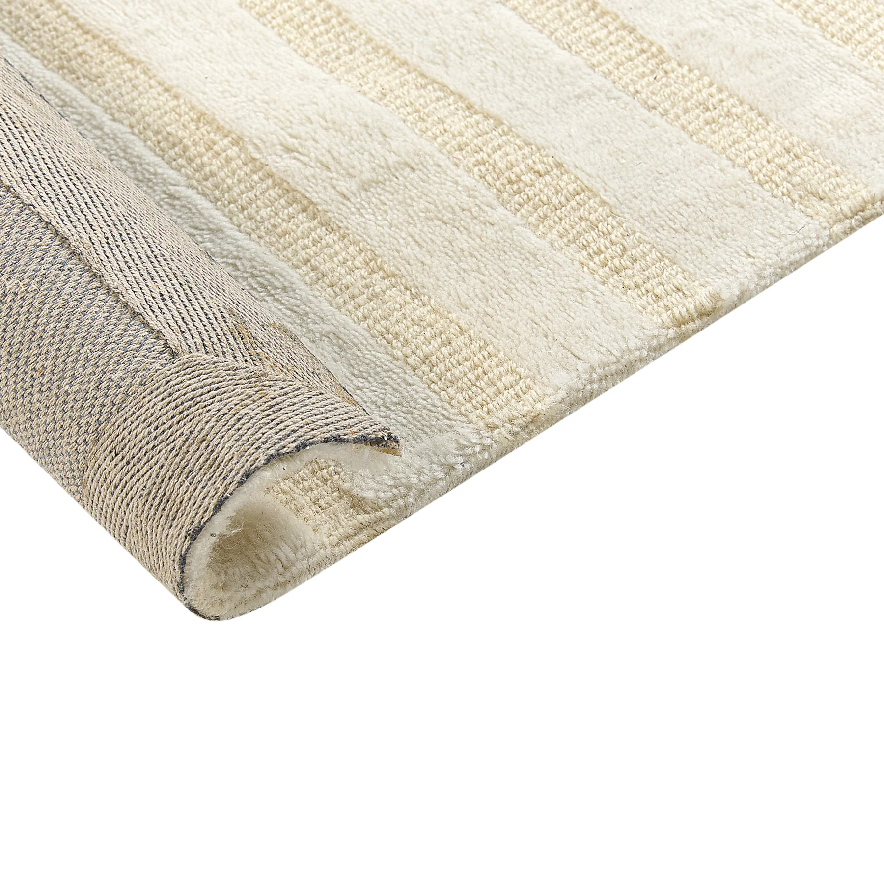 Beliani - ABEGUM - Vloerkleed - Lichtbeige - 300 x 400 cm - Wol - Image 4