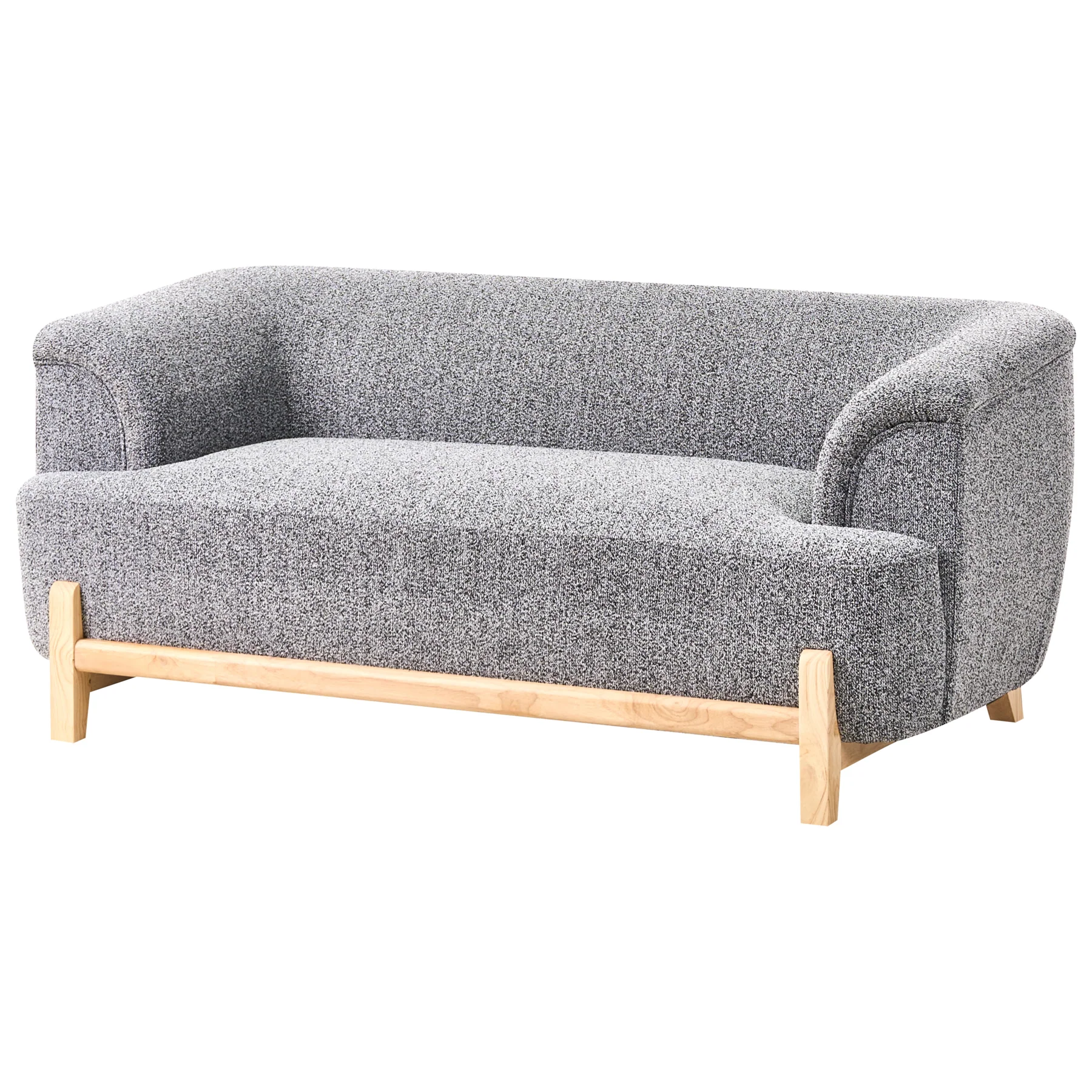 Beliani - ALNOR - Tweezitsbank - Donkergrijs - Polyester - Image 3