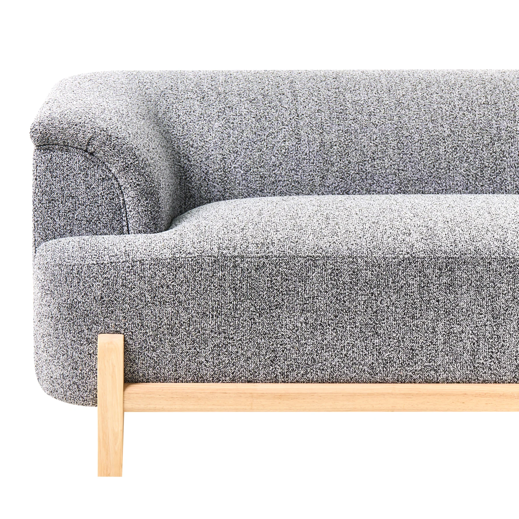 Beliani - ALNOR - Tweezitsbank - Donkergrijs - Polyester - Image 5