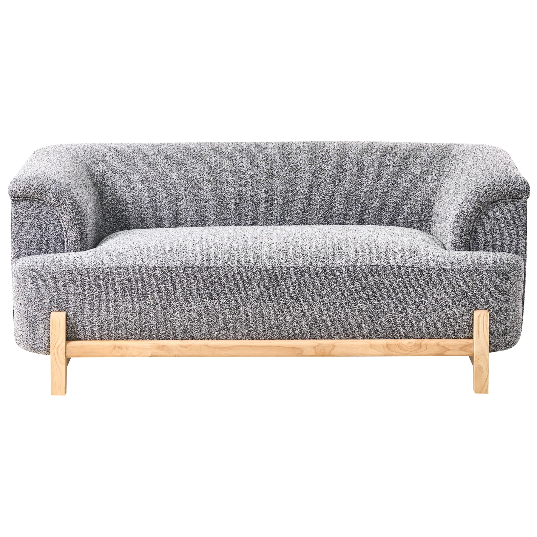 Beliani - ALNOR - Tweezitsbank - Donkergrijs - Polyester - Image 9