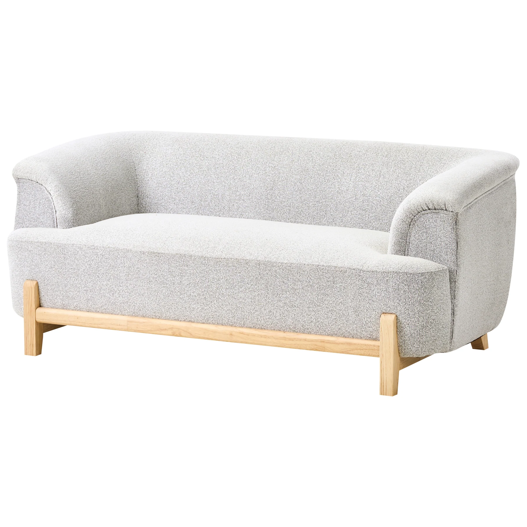 Beliani - ALNOR - Tweezitsbank - Lichtgrijs - Polyester - Image 4