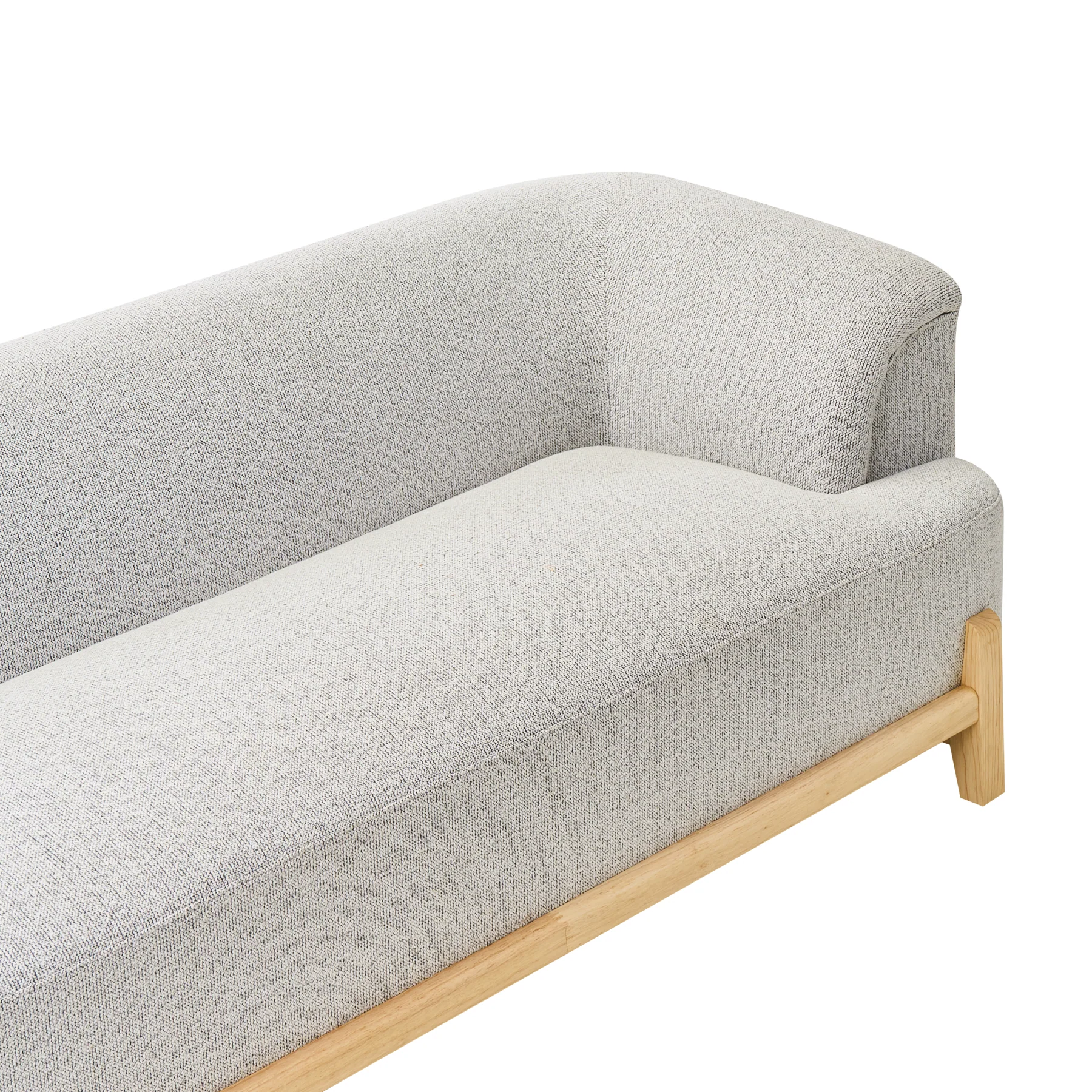 Beliani - ALNOR - Tweezitsbank - Lichtgrijs - Polyester - Image 7