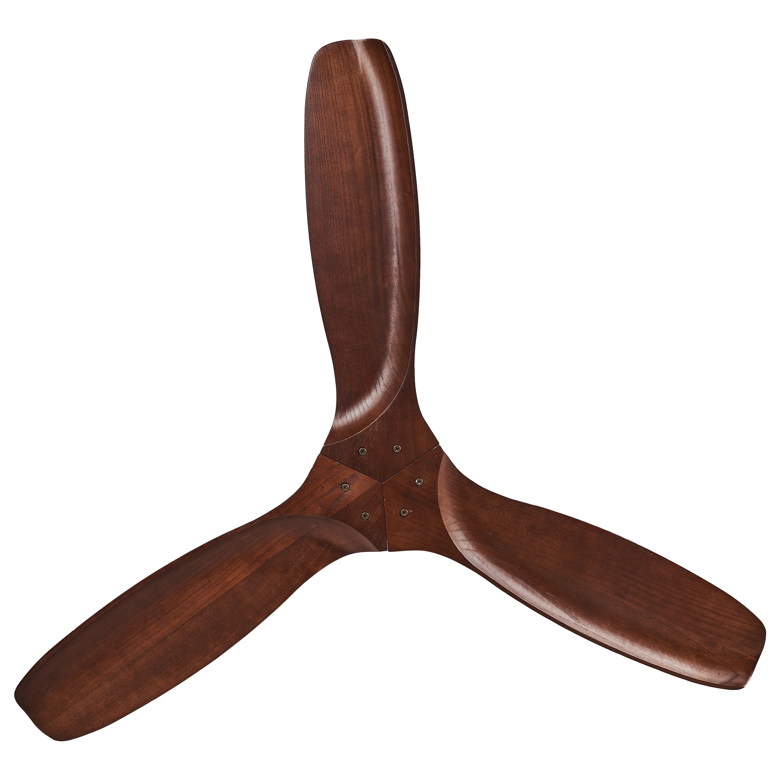 Beliani - ARANI - Plafondventilator - Donkerbruin - Hout - Image 3