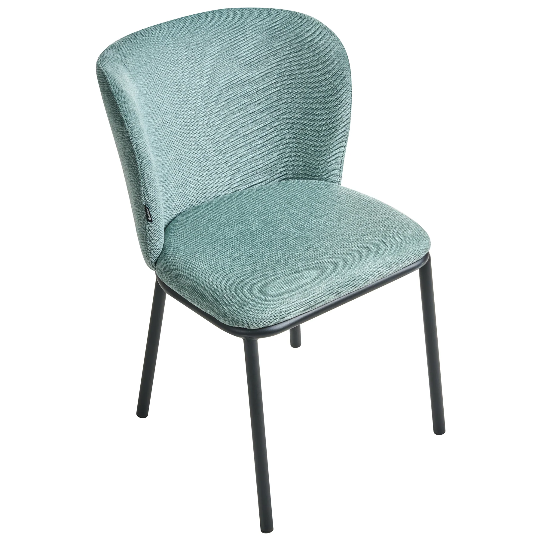 Beliani - ARTESIA - Eetkamerstoel set van 2 - Mintgroen - Polyester - Image 4