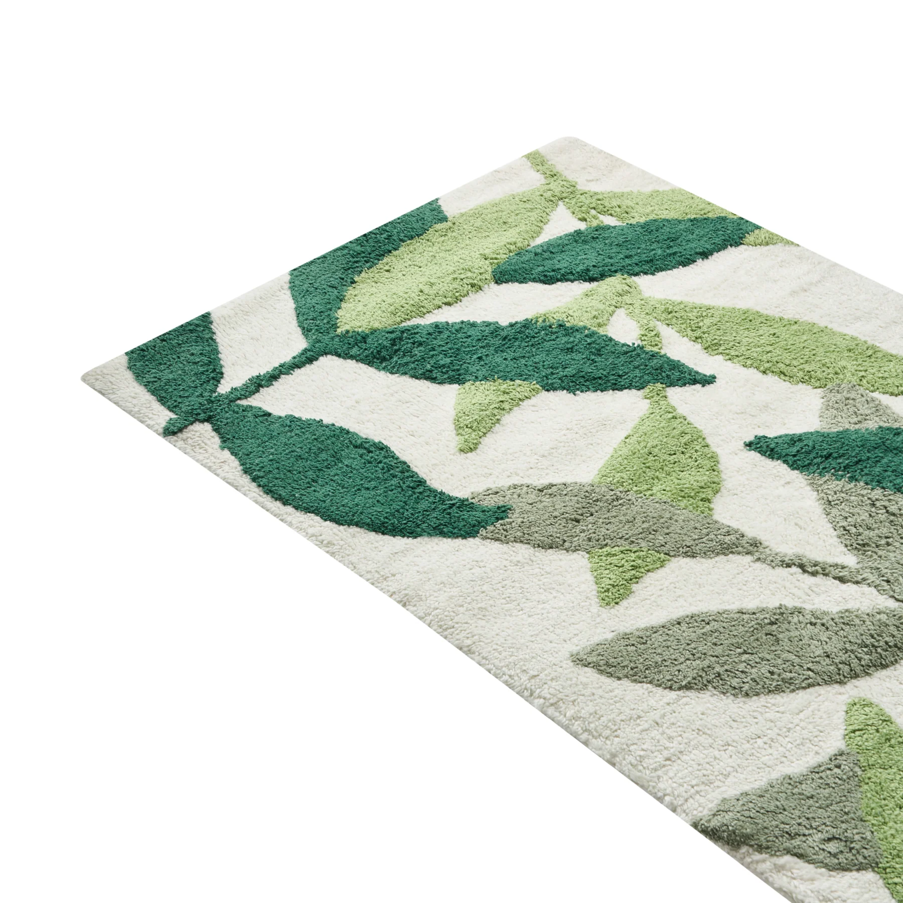 Beliani - ASAN - Badmat - Groen - 60 x 90 cm - Katoen - Image 3