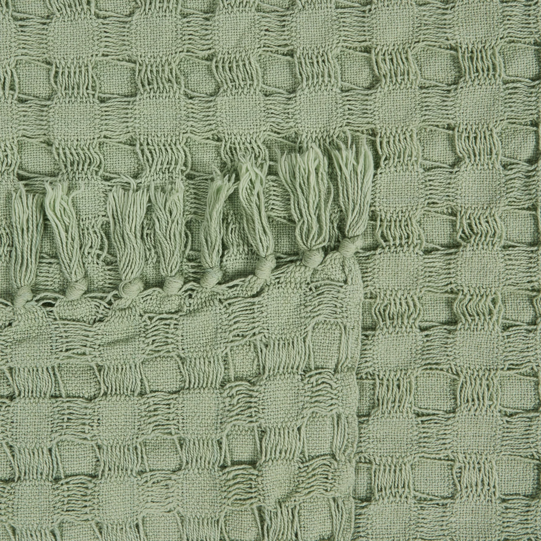 Beliani - BERE - Bedsprei - Groen - 220 x 240 cm - Katoen - Image 5