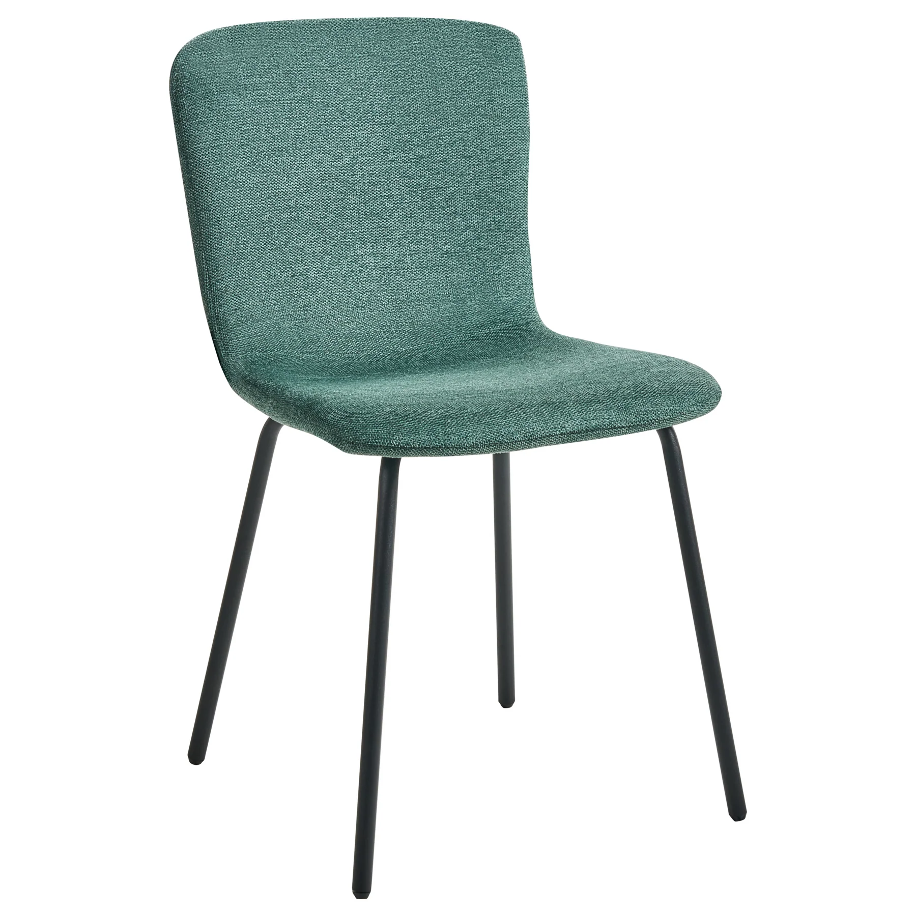 Beliani - CALDWELL - Eetkamerstoel set van 4 - Groen - Polyester - Image 3