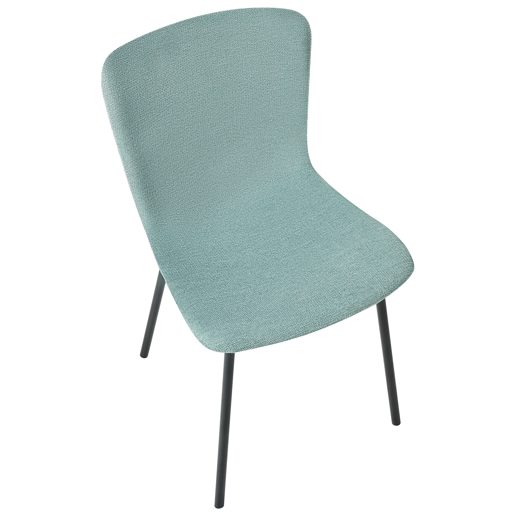 Beliani - CALDWELL  - Eetkamerstoel set van 4 - Mintgroen - Polyester - Image 5