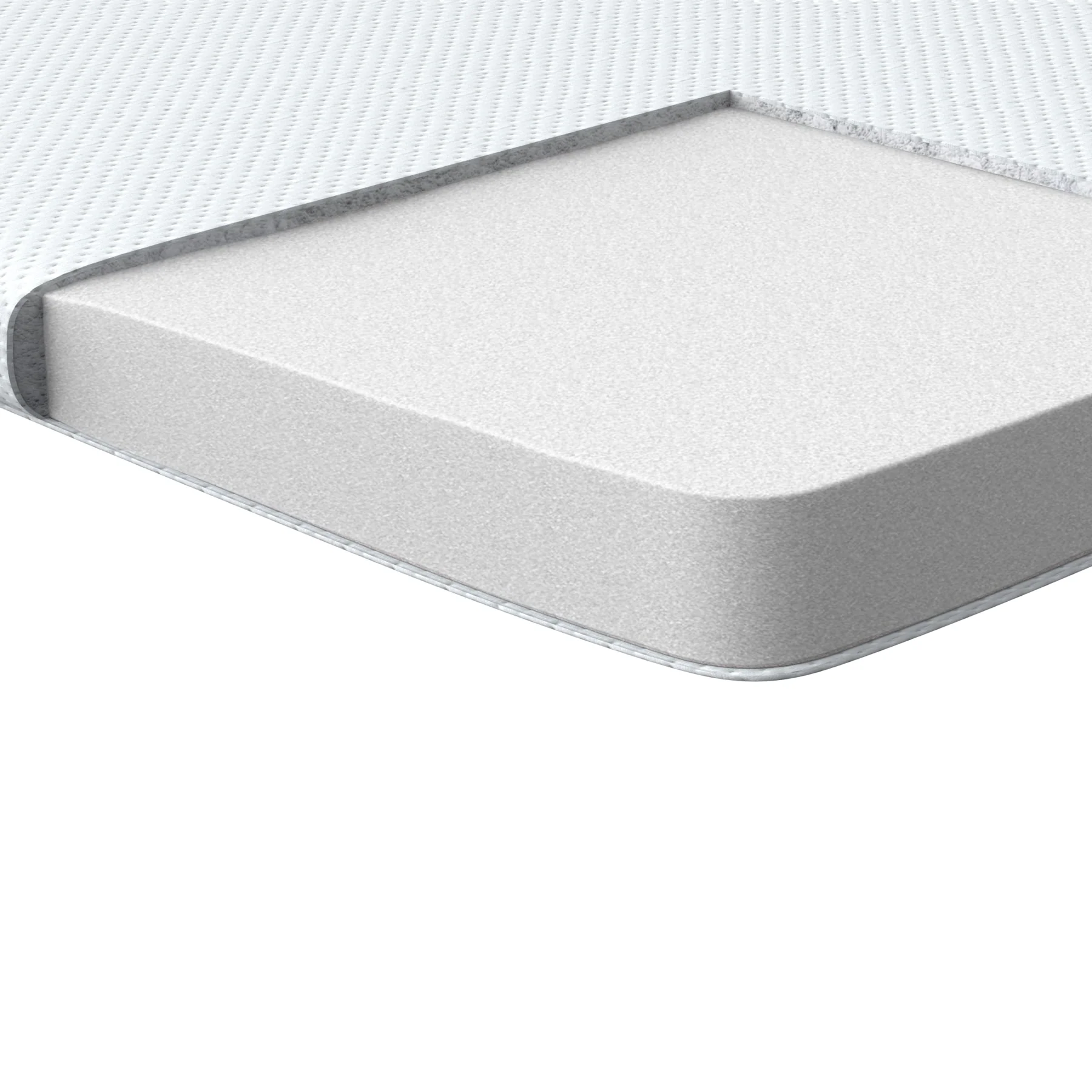 Beliani - CALM - Matrastopper - Wit - 120 x 200 cm - PU Schuim - Image 4