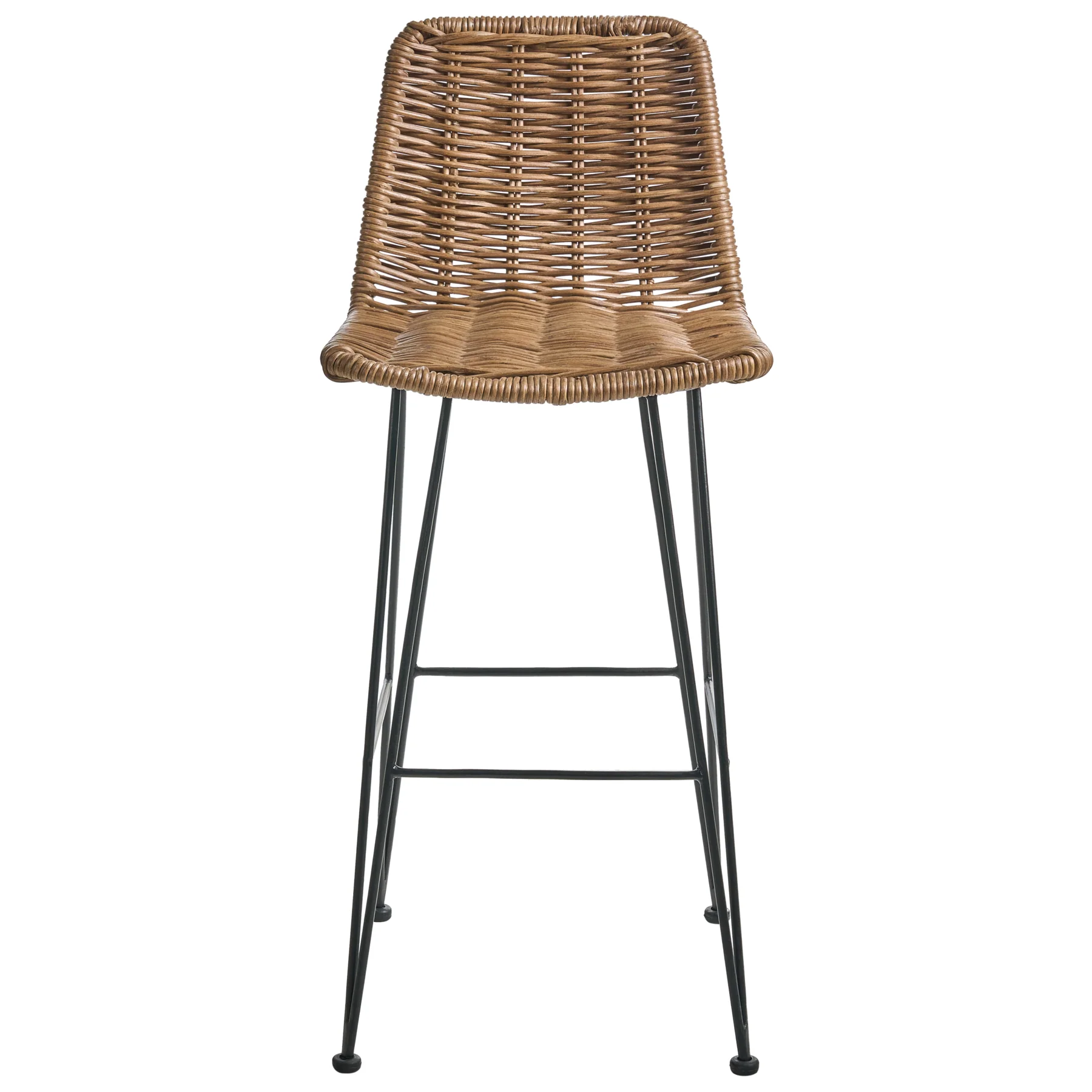 Beliani - CASSITA - Barkruk set van 2 - Bruin - Rotan - Image 4
