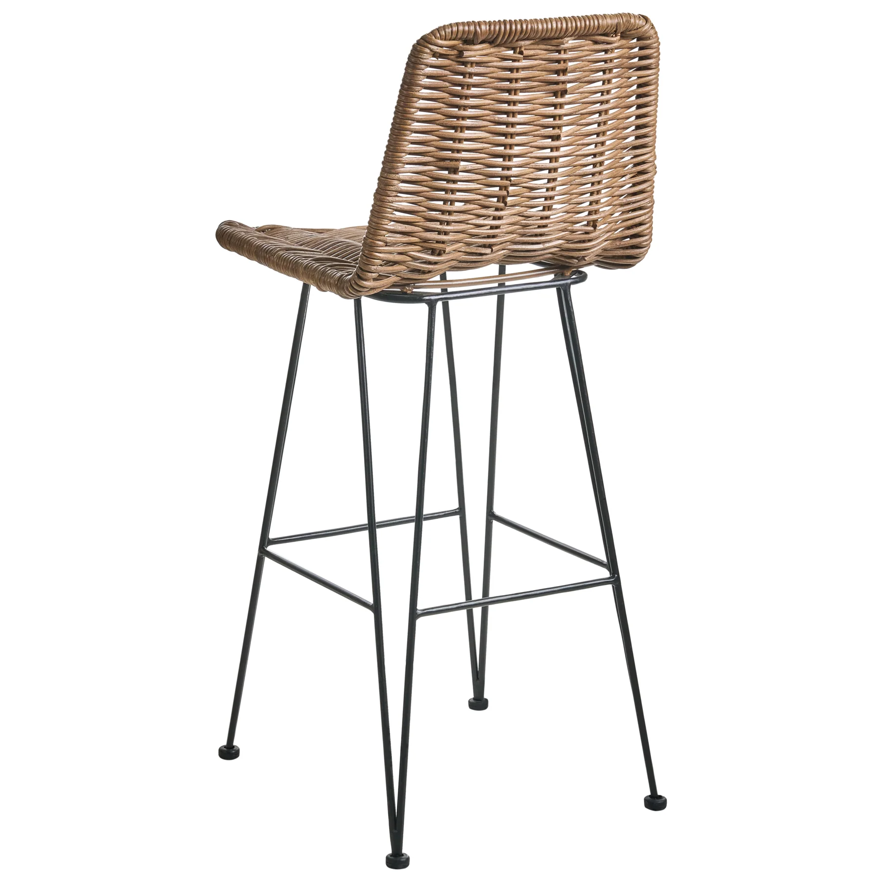 Beliani - CASSITA - Barkruk set van 2 - Bruin - Rotan - Image 5