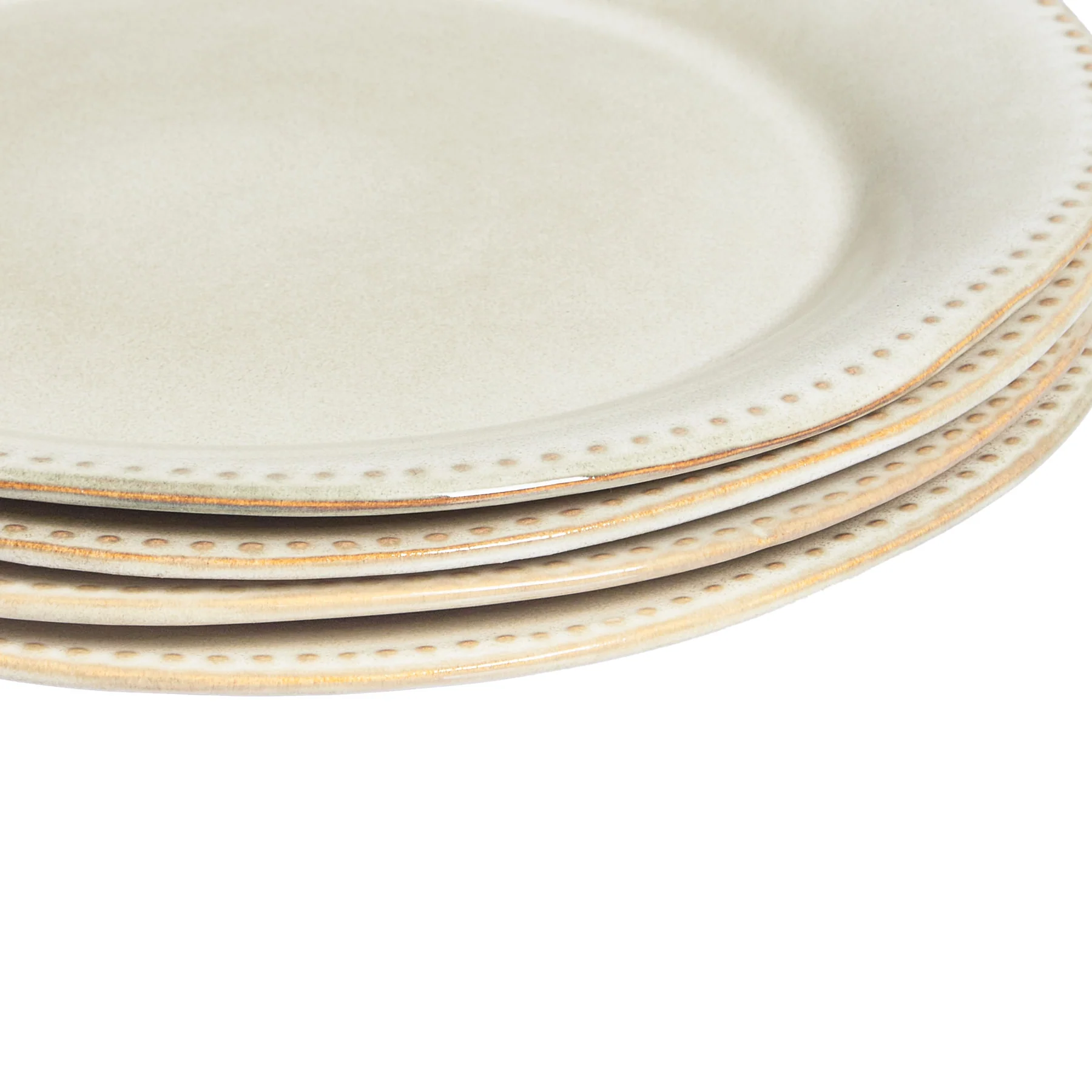 Beliani - CHERVIL - Serviesset 24 delig - Lichtbeige - Steengoed - Image 9