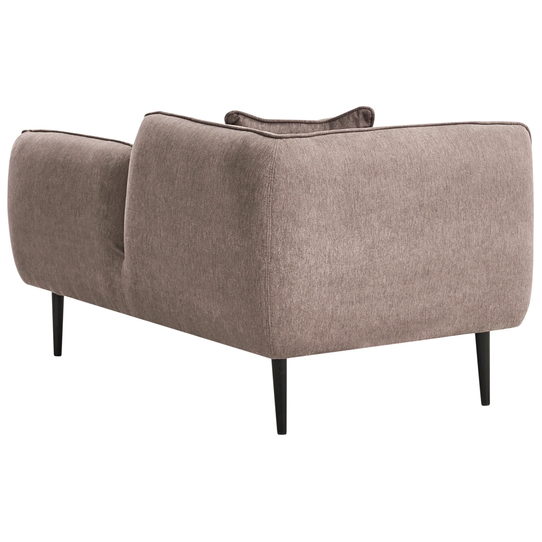 Beliani - CHEVANNES - Chaise longue - Lichtbruin - Linkszijdig - Stof - Image 3