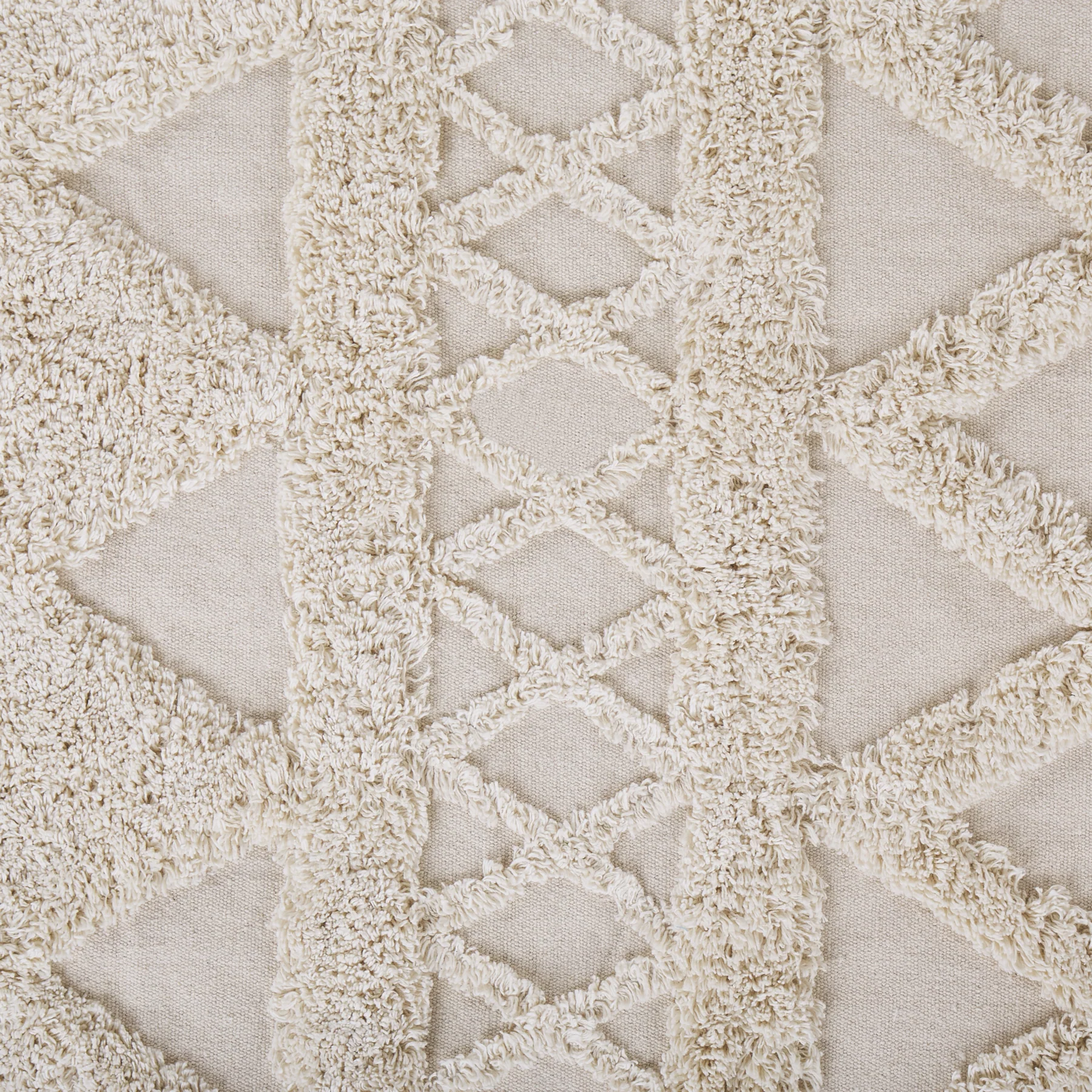 Beliani - DIDIM - Laagpolig vloerkleed - Beige - 160 x 230 cm - Katoen - Image 5