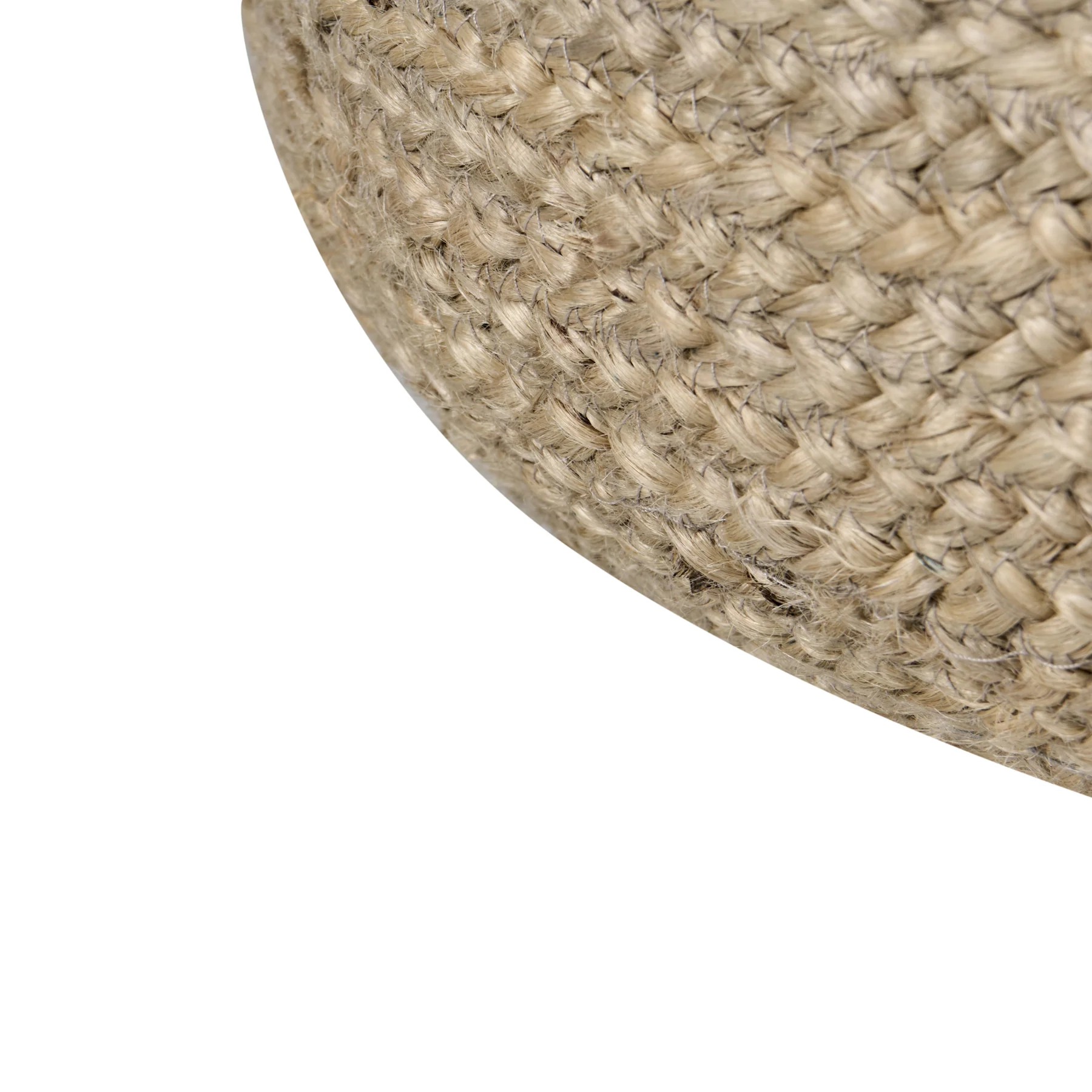 Beliani - DUKI  - Poef - Natuurlijk|Taupe - 50 cm - Jute - Image 5