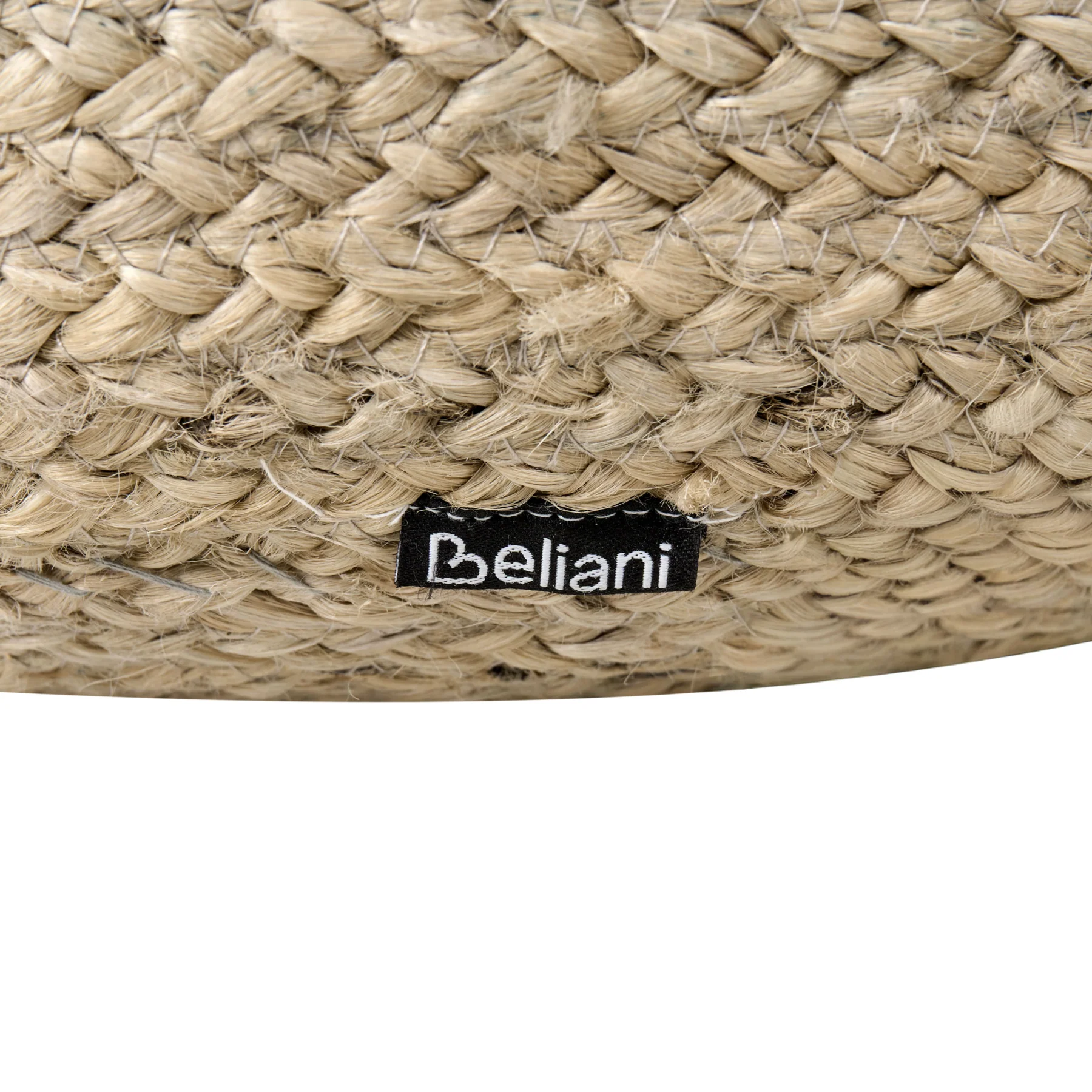 Beliani - DUKI  - Poef - Natuurlijk|Taupe - 50 cm - Jute - Image 6