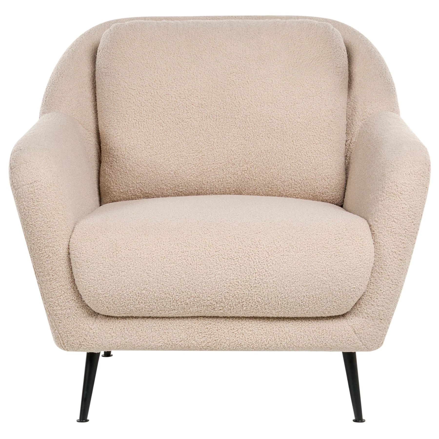 Beliani - EIBY - Bankenset - Beige - Bouclé - Image 5