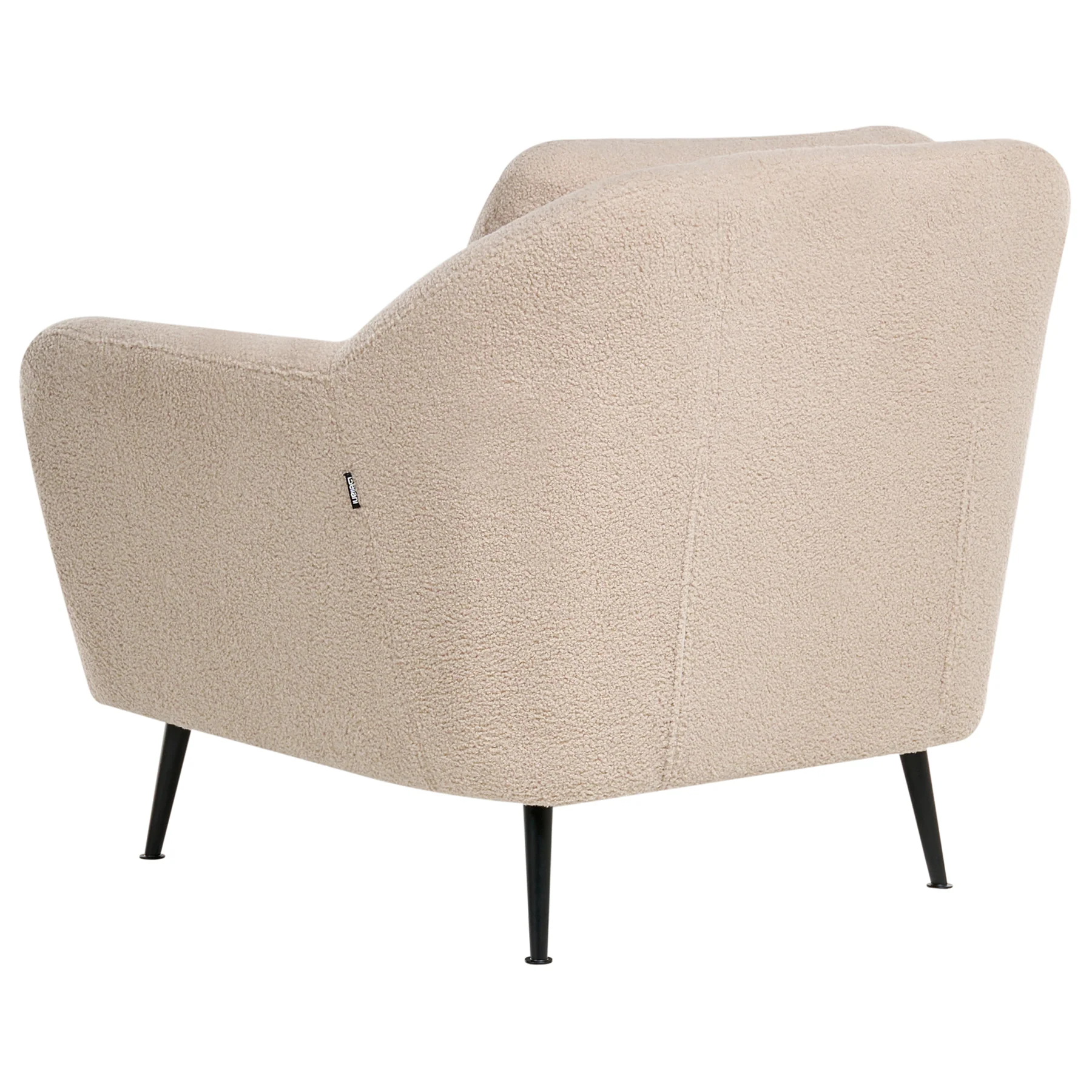 Beliani - EIBY - Bankenset - Beige - Bouclé - Image 6