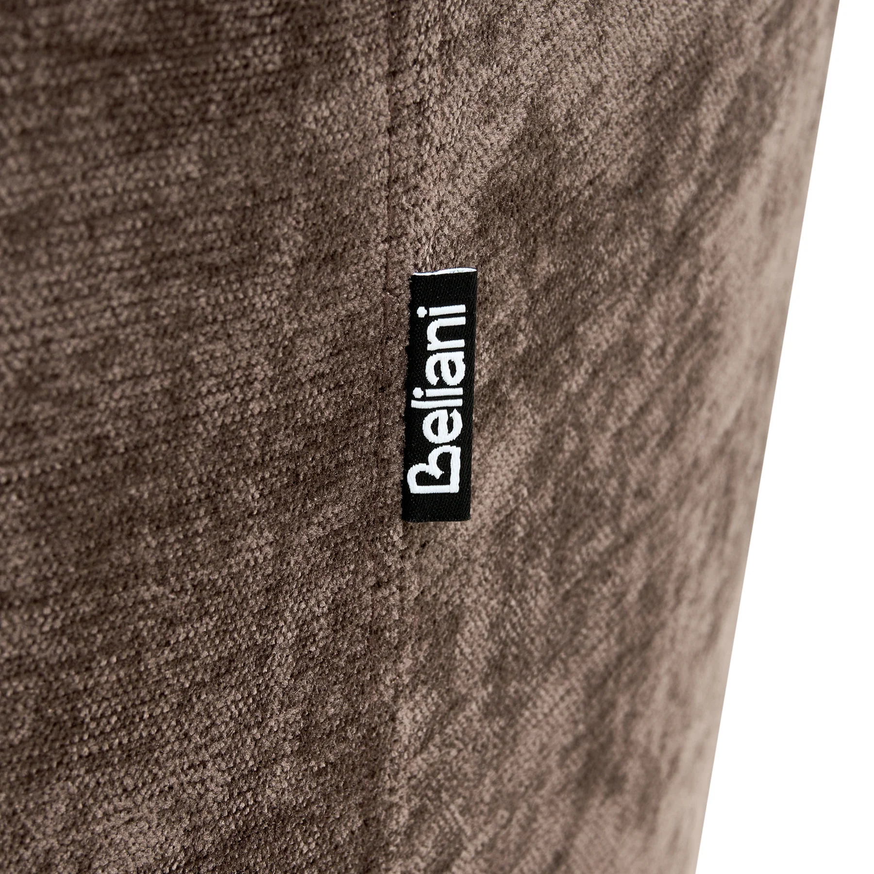 Beliani - EIBY - Fauteuil - Donkerbruin - Chenille - Image 6