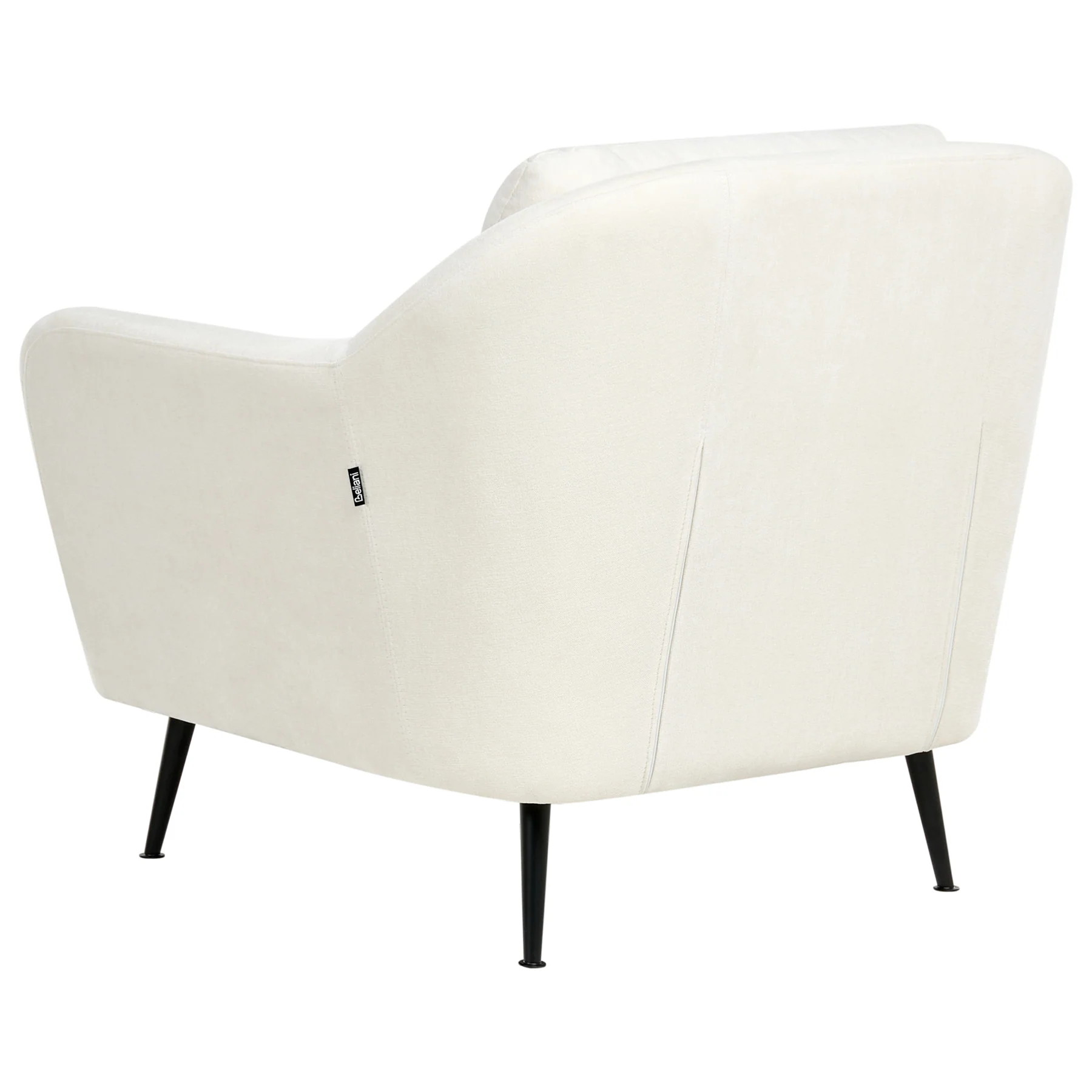 Beliani - EIBY - Fauteuil - Wit - Chenille - Image 4