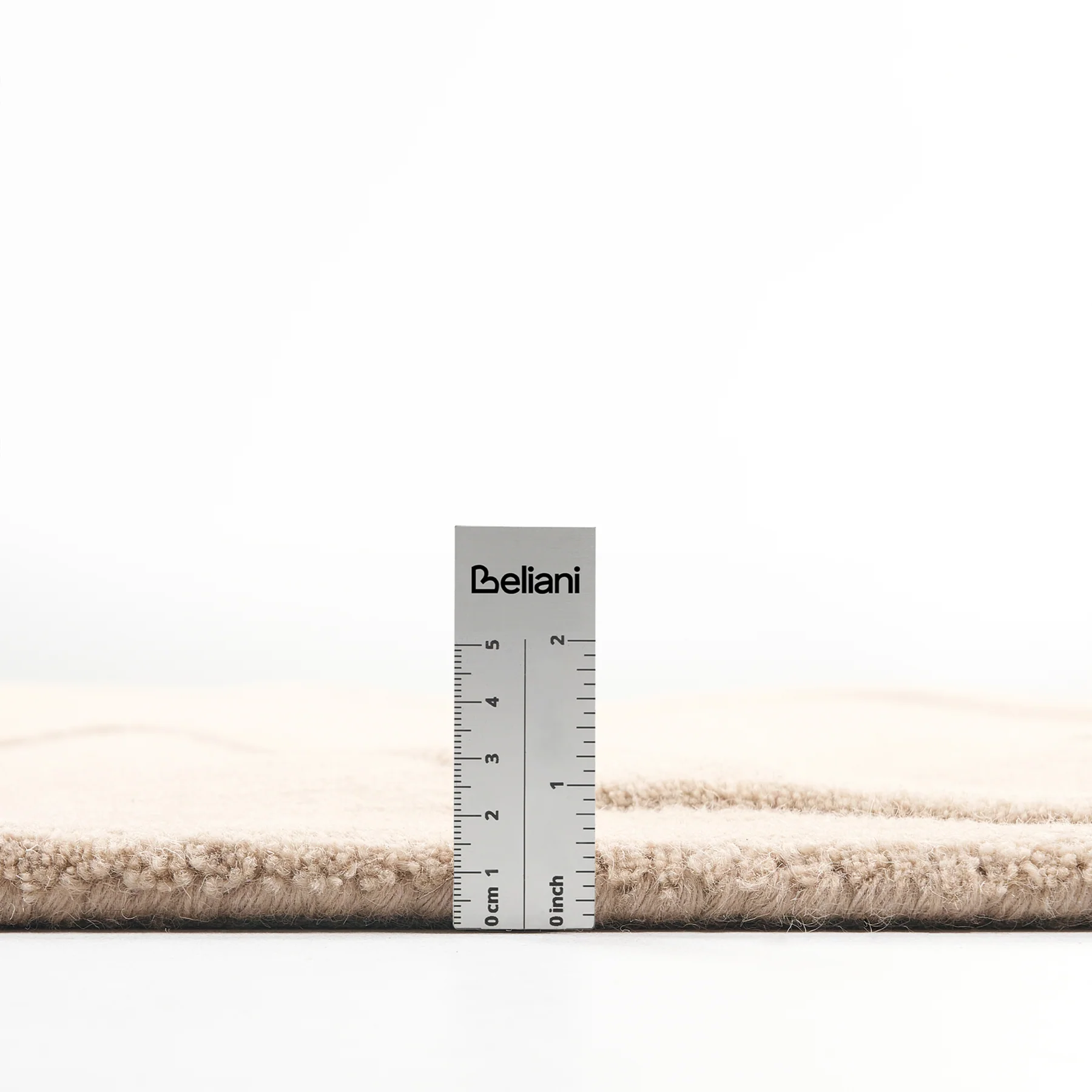 Beliani - GAYA - Vloerkleed - Beige - 160 x 230 cm - Wol - Image 5