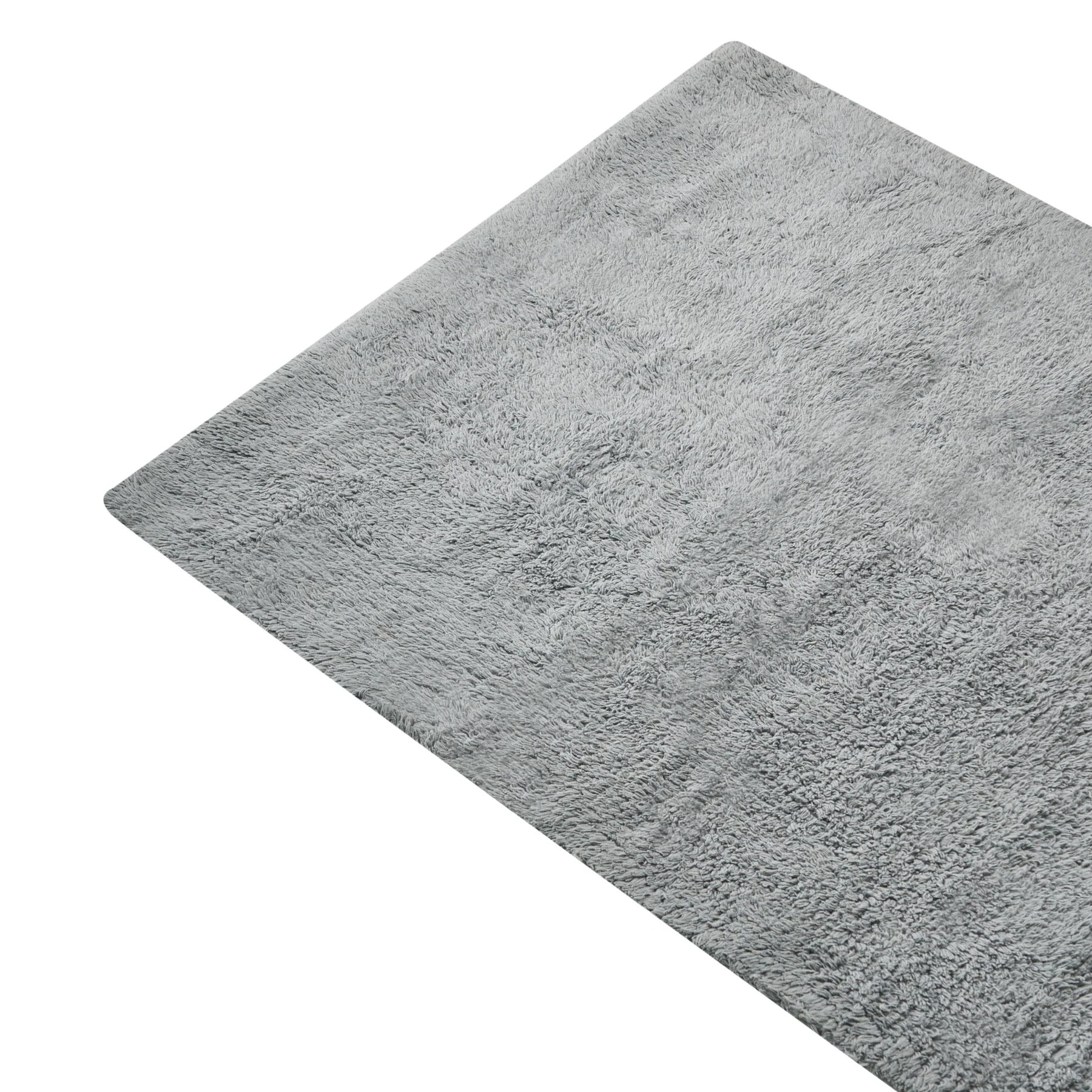 Beliani - GOELA - Badmat - Grijs - 60 x 90 cm - Katoen - Image 3