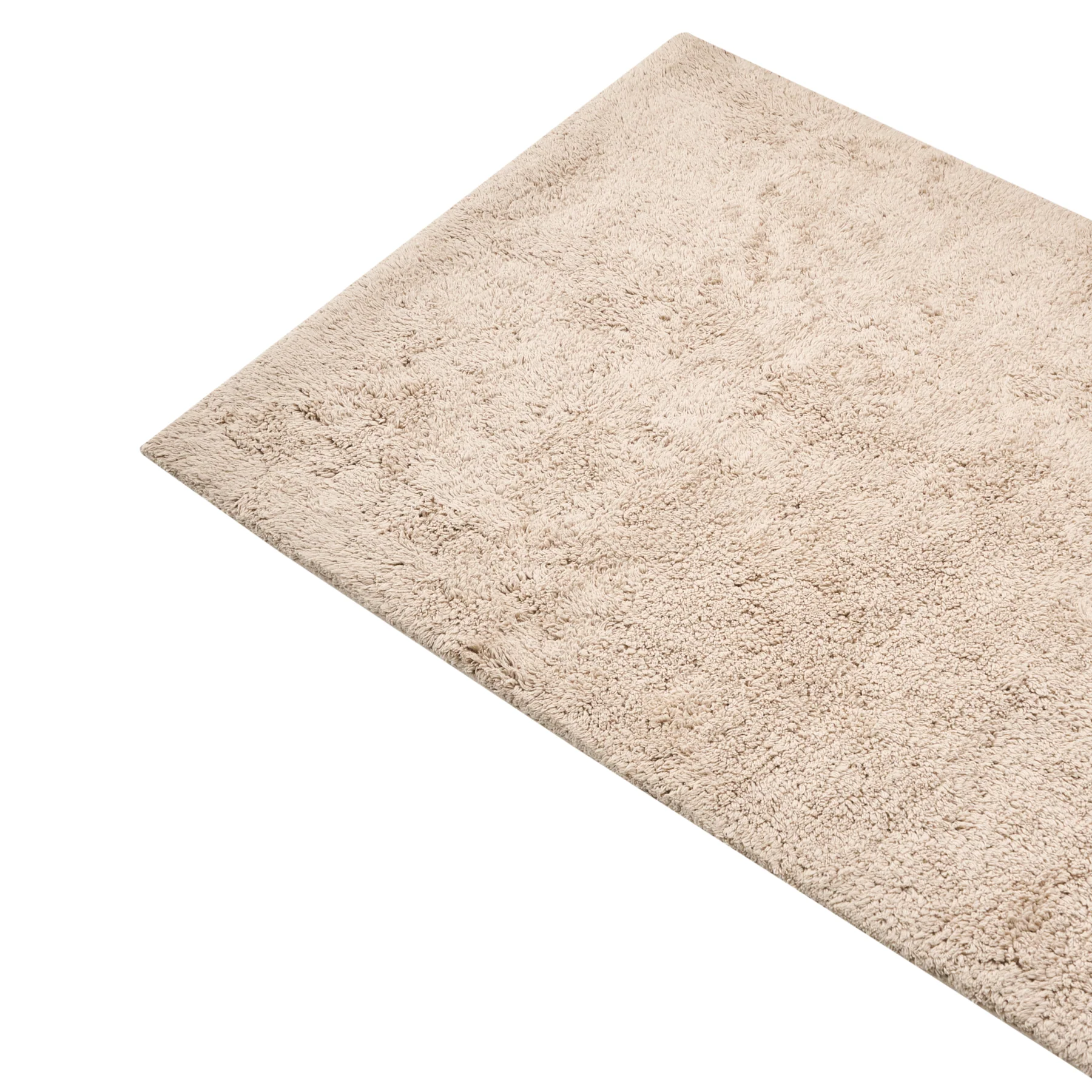 Beliani - GOELA - Badmat - Lichtbruin - 60 x 90 cm - Katoen - Image 3