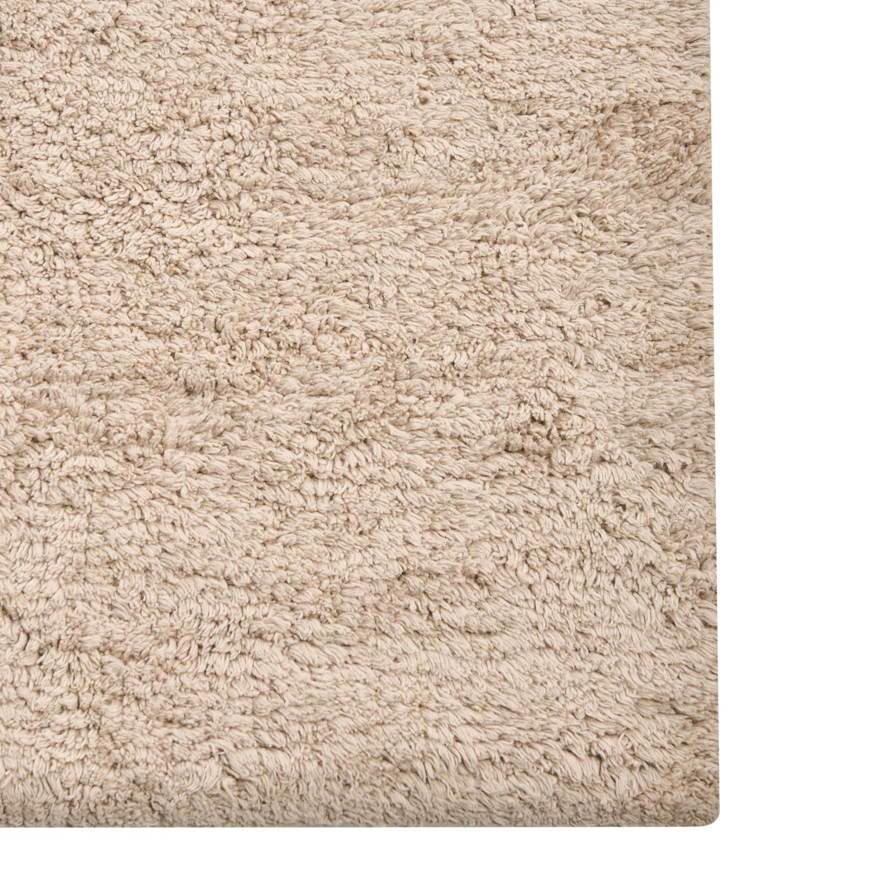 Beliani - GOELA - Badmat - Lichtbruin - 60 x 90 cm - Katoen - Image 5