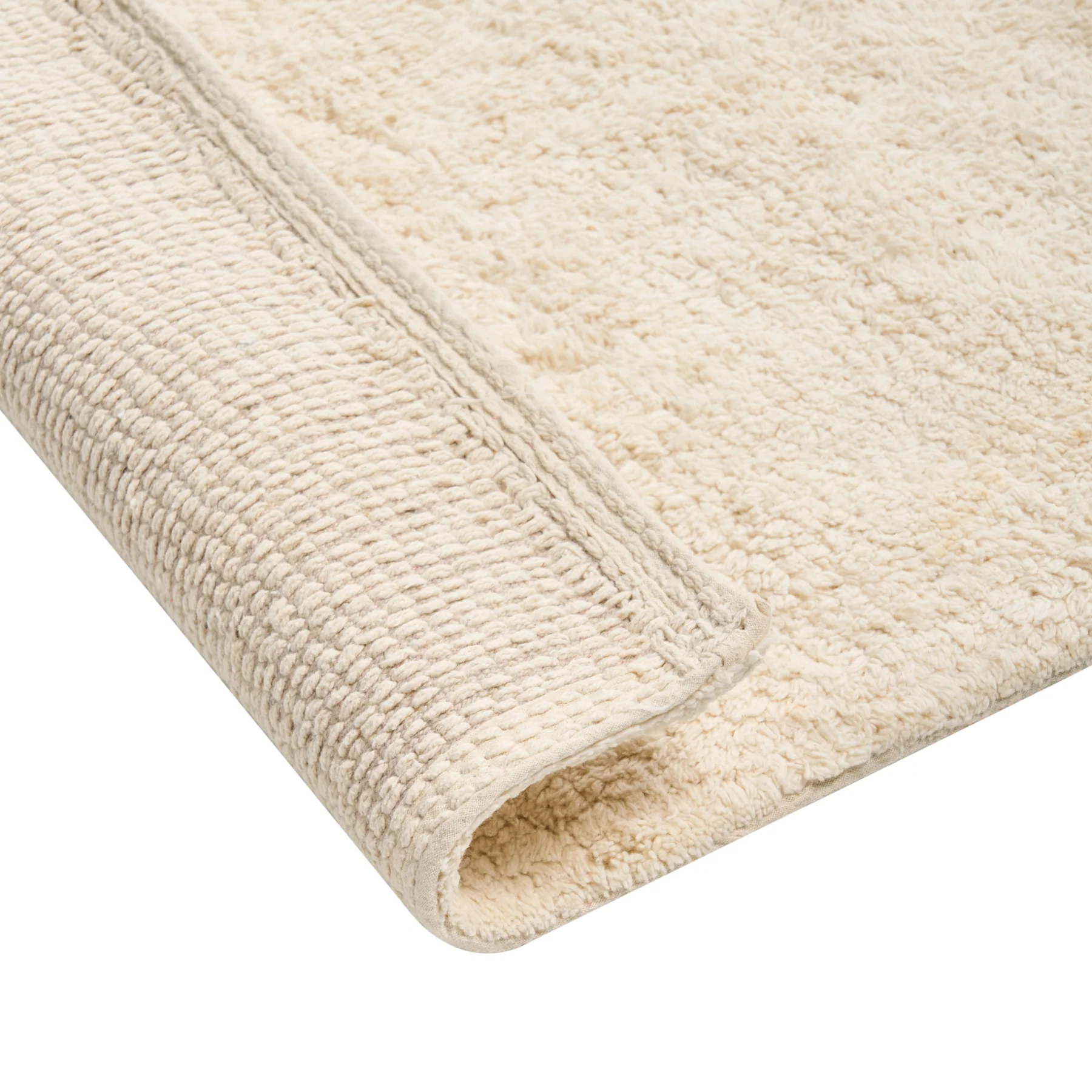 Beliani - GOELA - Badmat - Off-white - 60 x 90 cm - Katoen - Image 4