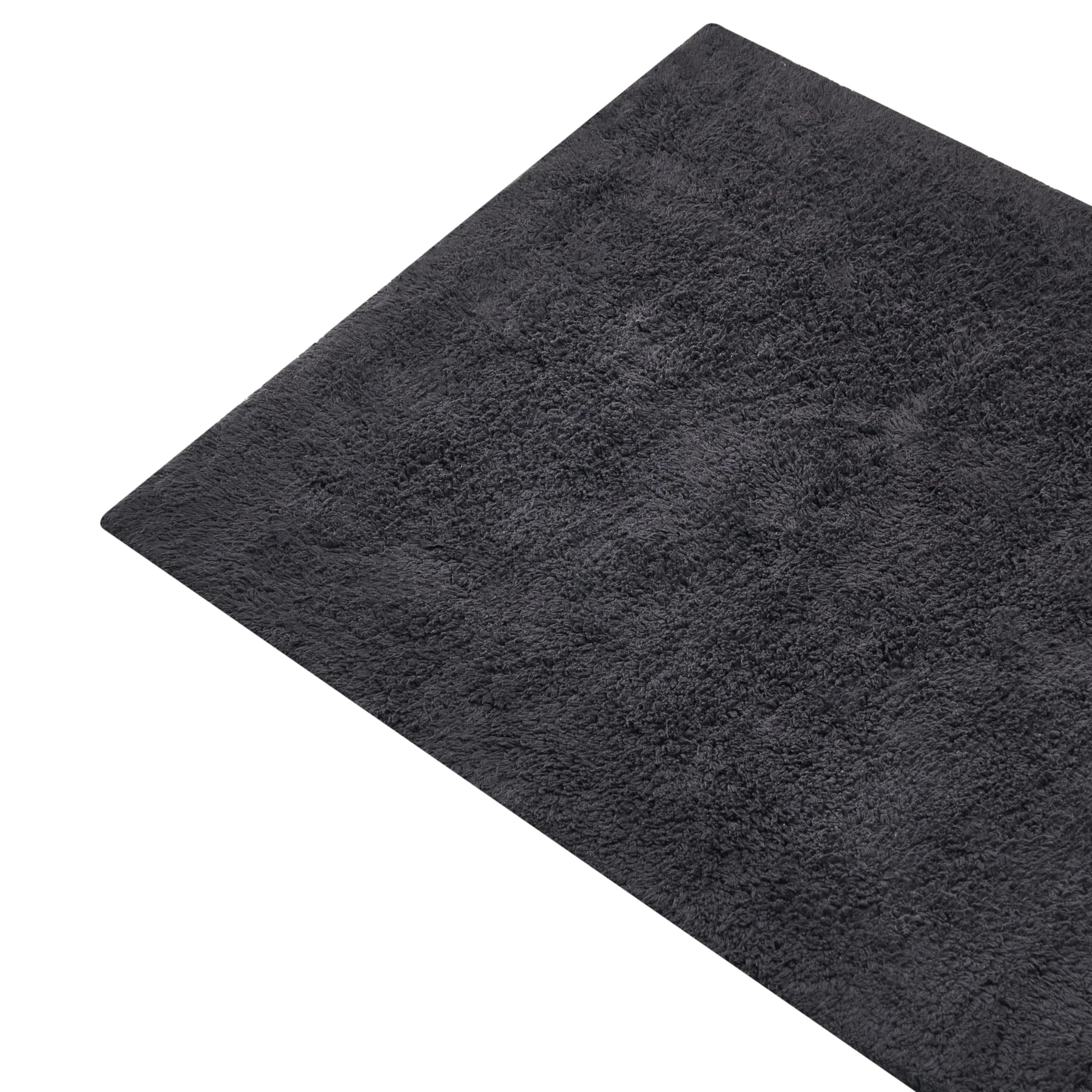 Beliani - GOELA - Badmat - Zwart - 60 x 90 cm - Katoen - Image 3