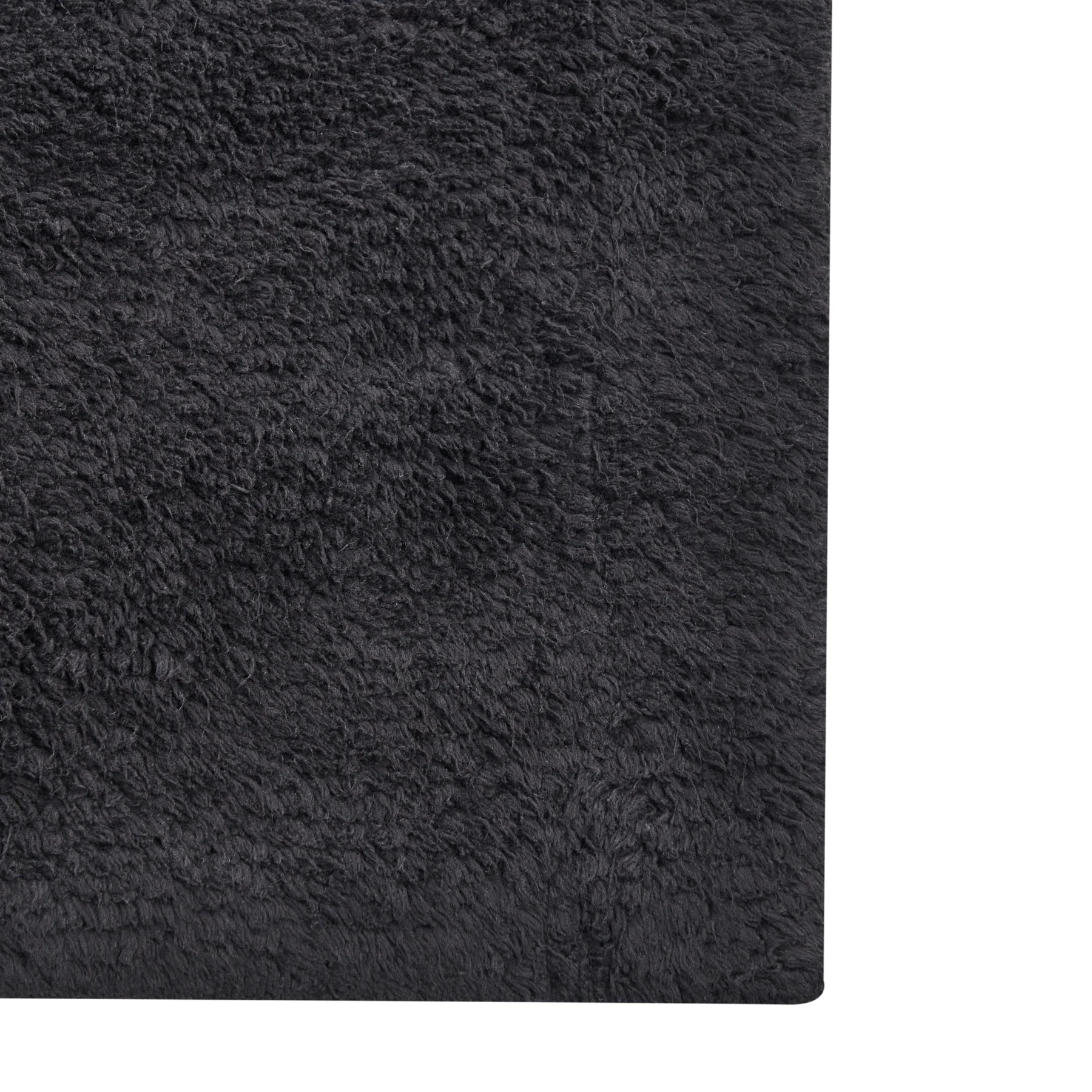 Beliani - GOELA - Badmat - Zwart - 60 x 90 cm - Katoen - Image 5