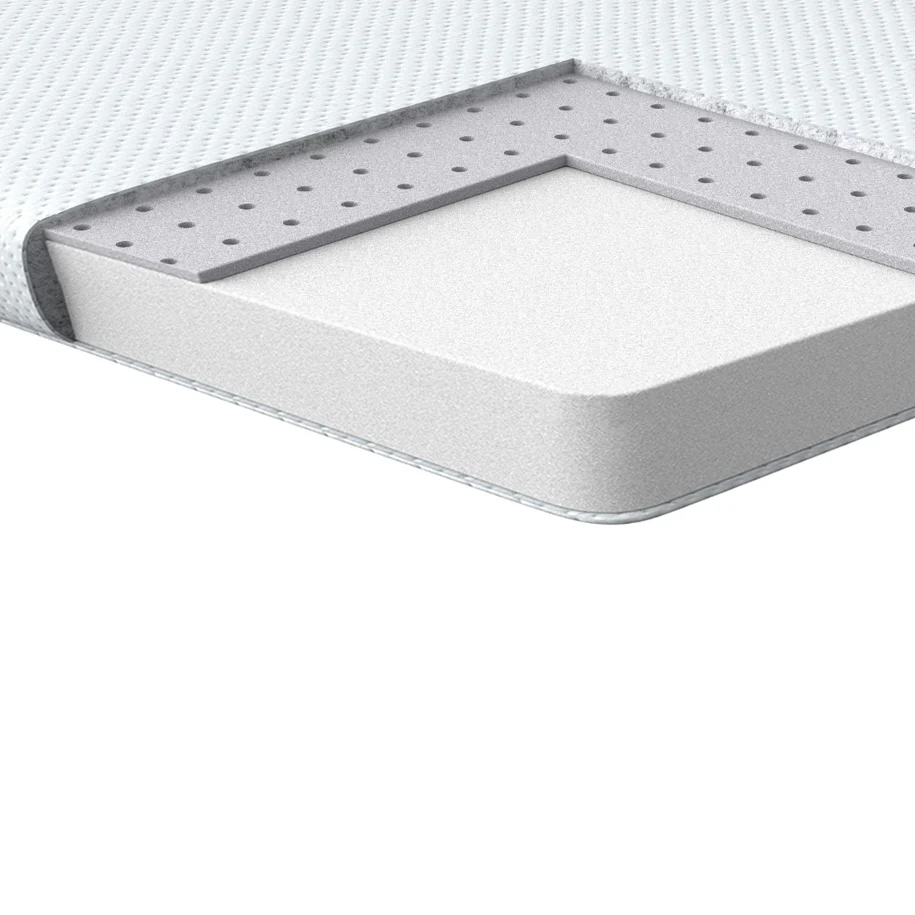 Beliani - GRACIOUS - Matrastopper - Wit - 120 x 200 cm - Latex - Image 10