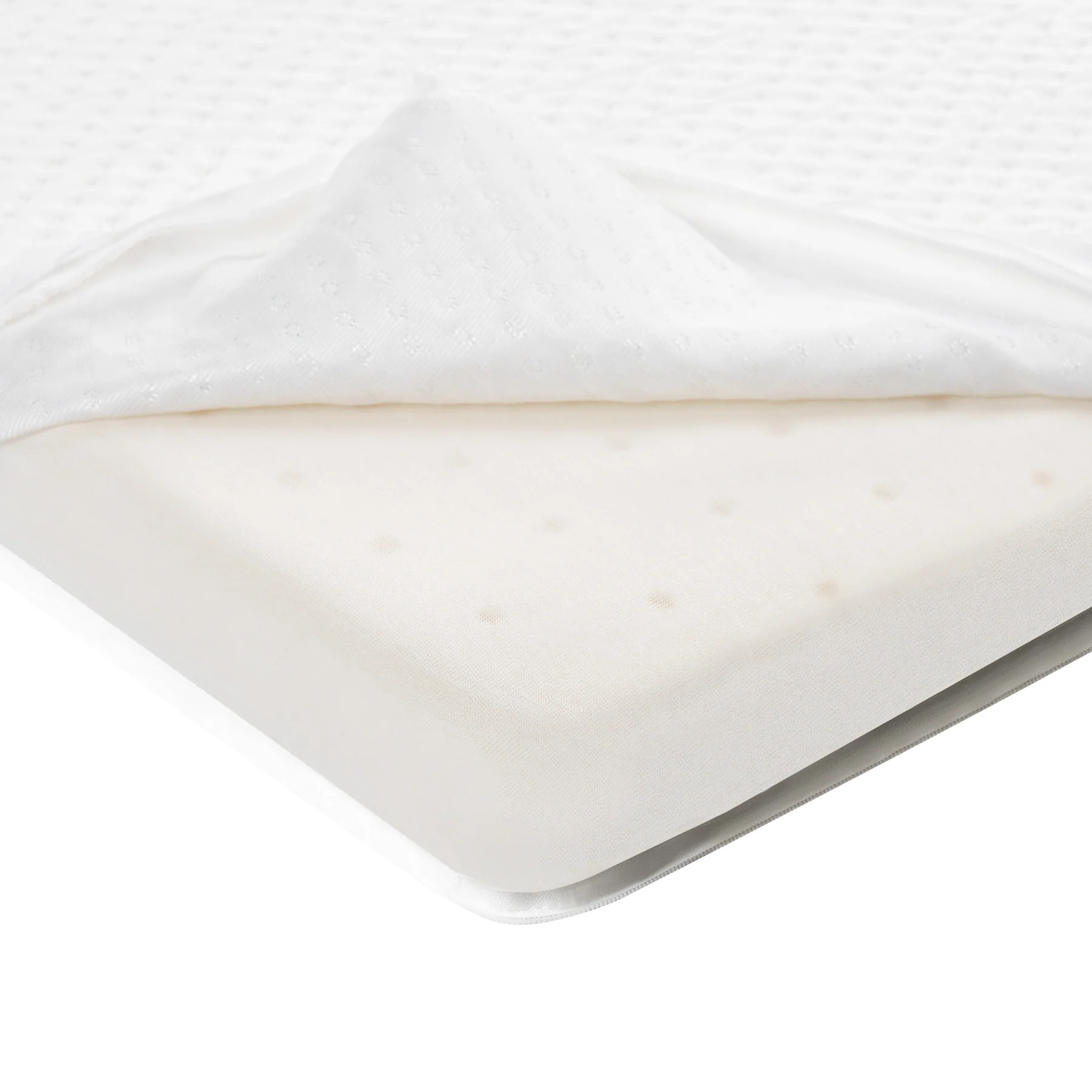 Beliani - GRACIOUS - Matrastopper - Wit - 120 x 200 cm - Latex - Image 5