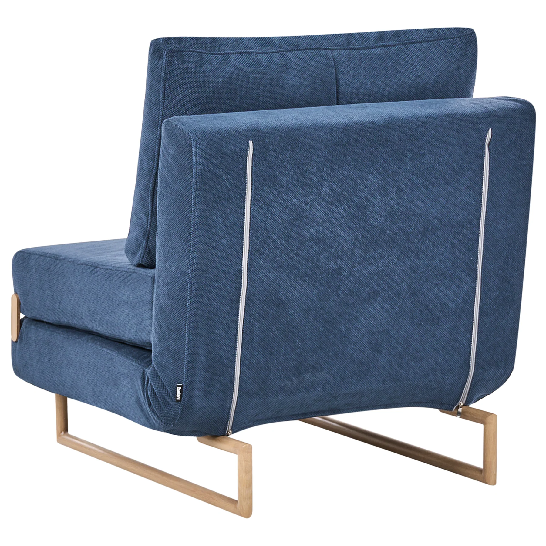 Beliani - JERSLEV - 1-zits slaapbank - Blauw - Polyester - Image 3