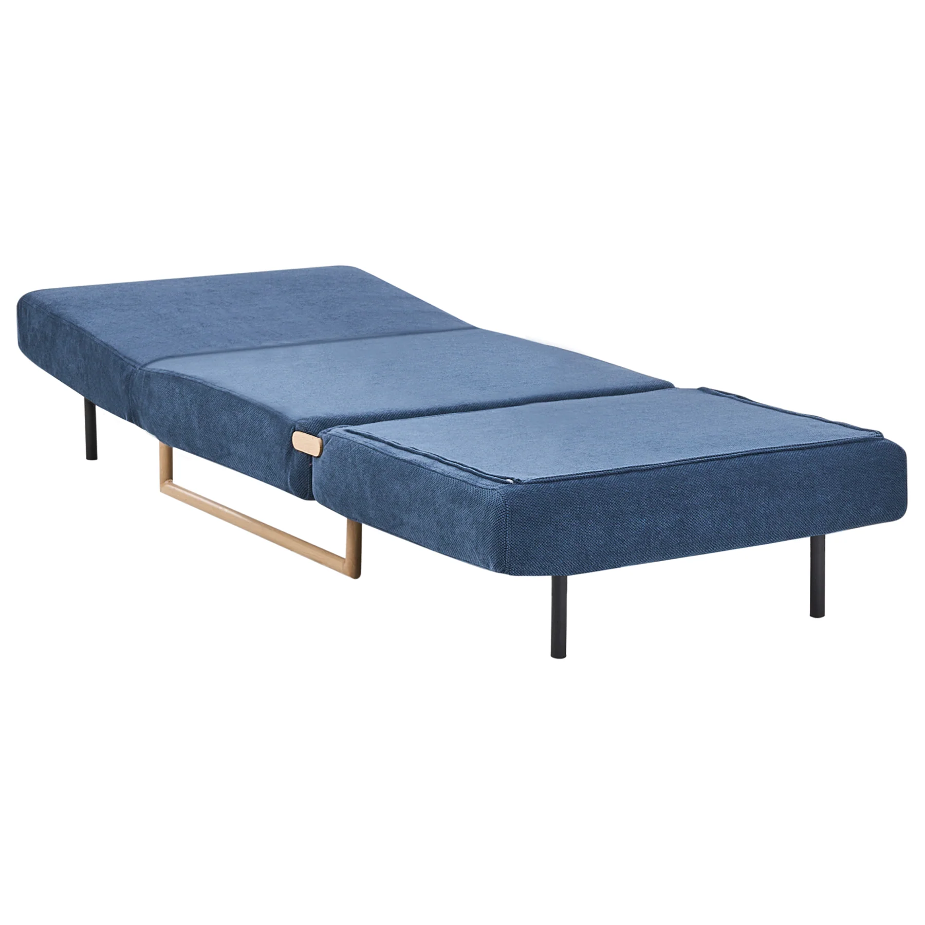 Beliani - JERSLEV - 1-zits slaapbank - Blauw - Polyester - Image 7