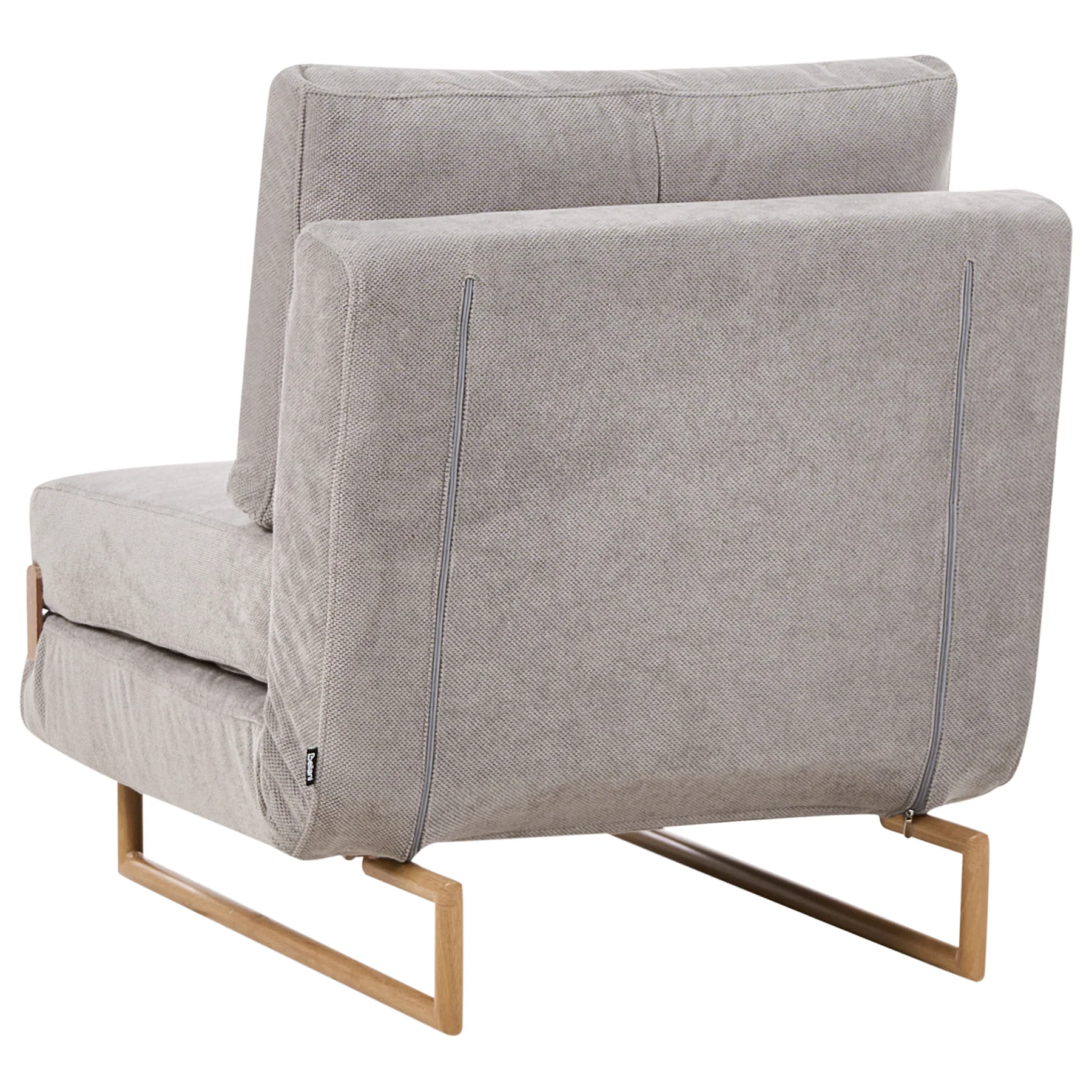 Beliani - JERSLEV - 1-zits slaapbank - Grijs - Polyester - Image 3