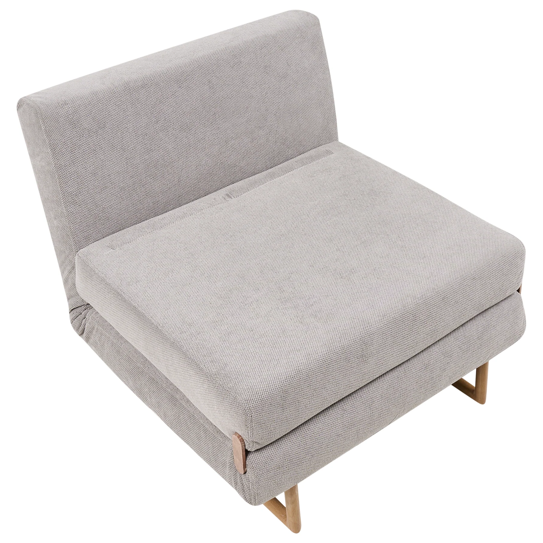 Beliani - JERSLEV - 1-zits slaapbank - Grijs - Polyester - Image 5