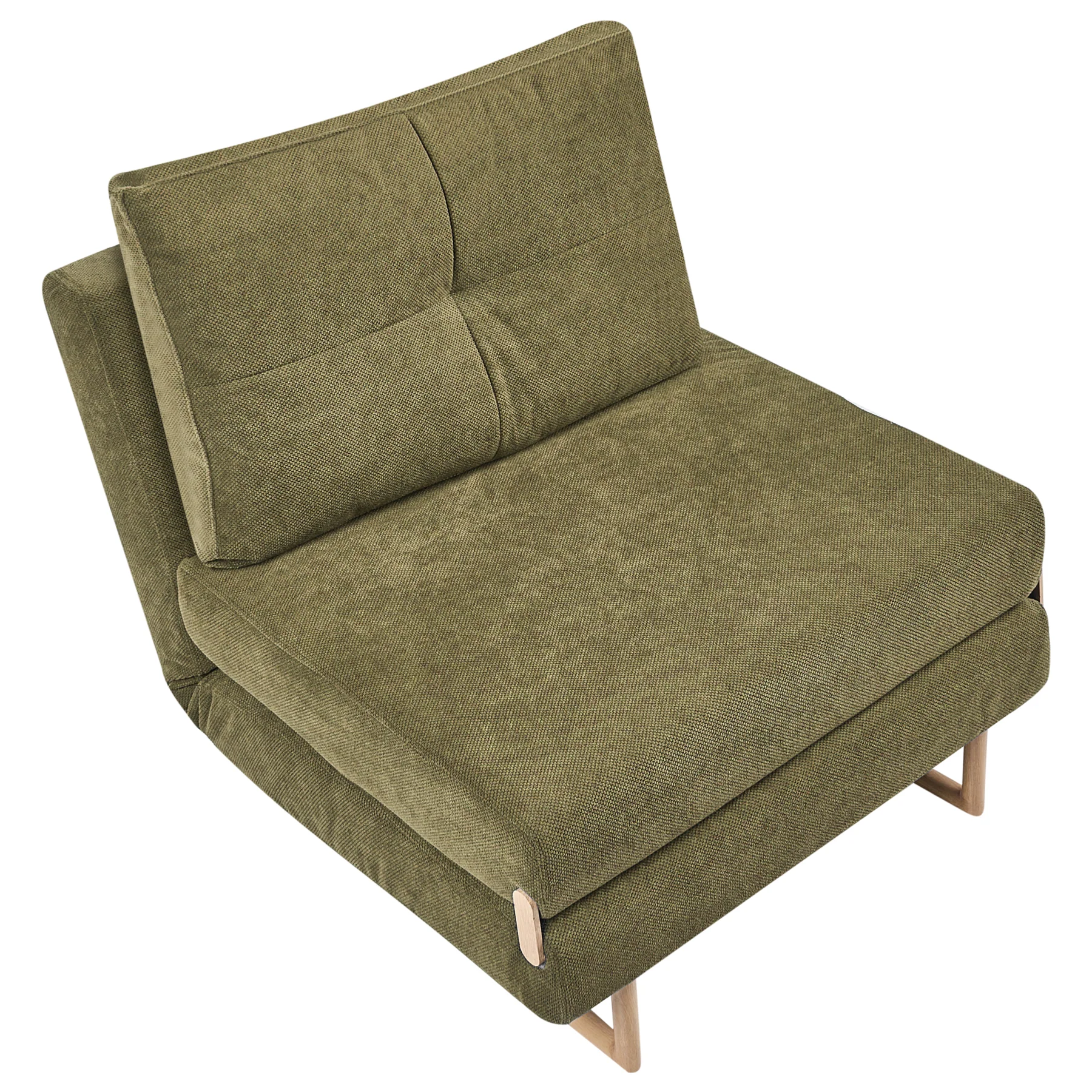 Beliani - JERSLEV - 1-zits slaapbank - Groen - Polyester - Image 4