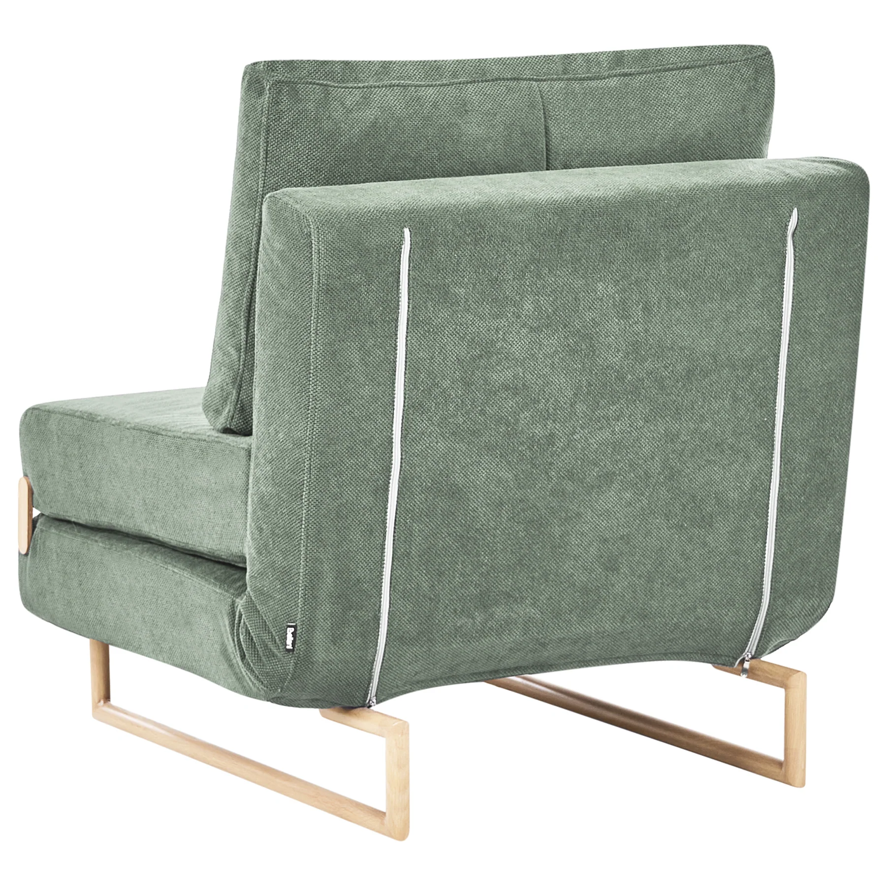 Beliani - JERSLEV - 1-zits slaapbank - Lichtgroen - Polyester - Image 3