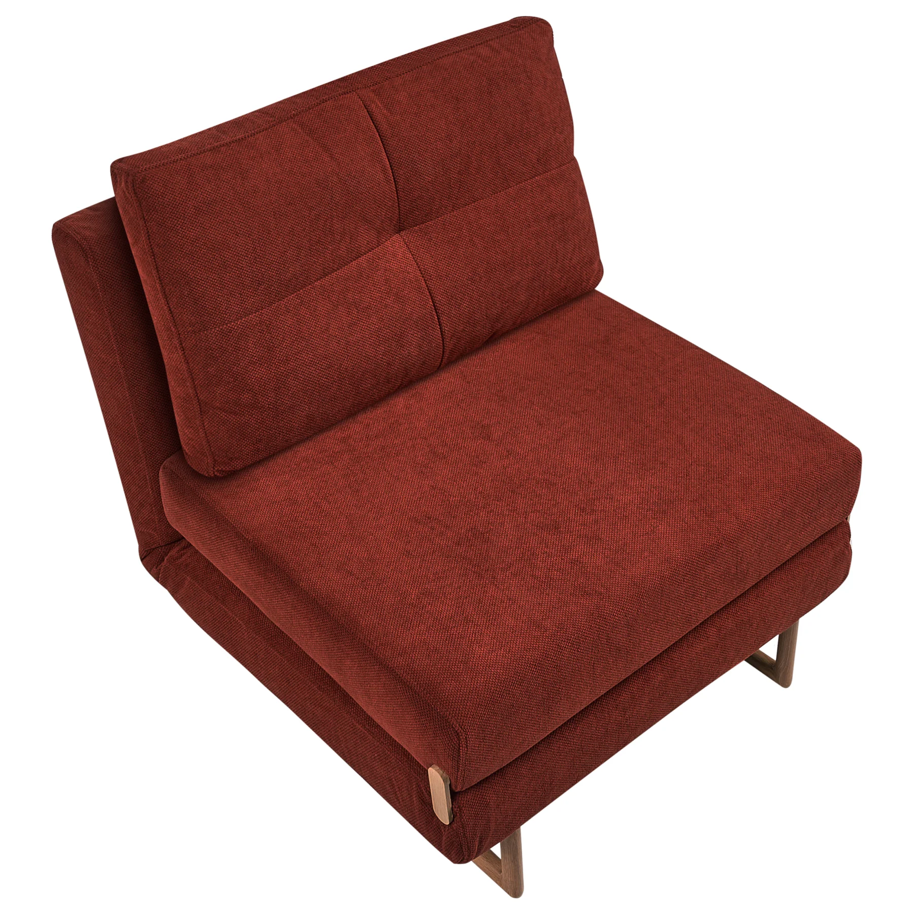Beliani - JERSLEV - 1-zits slaapbank - Rood - Polyester - Image 4