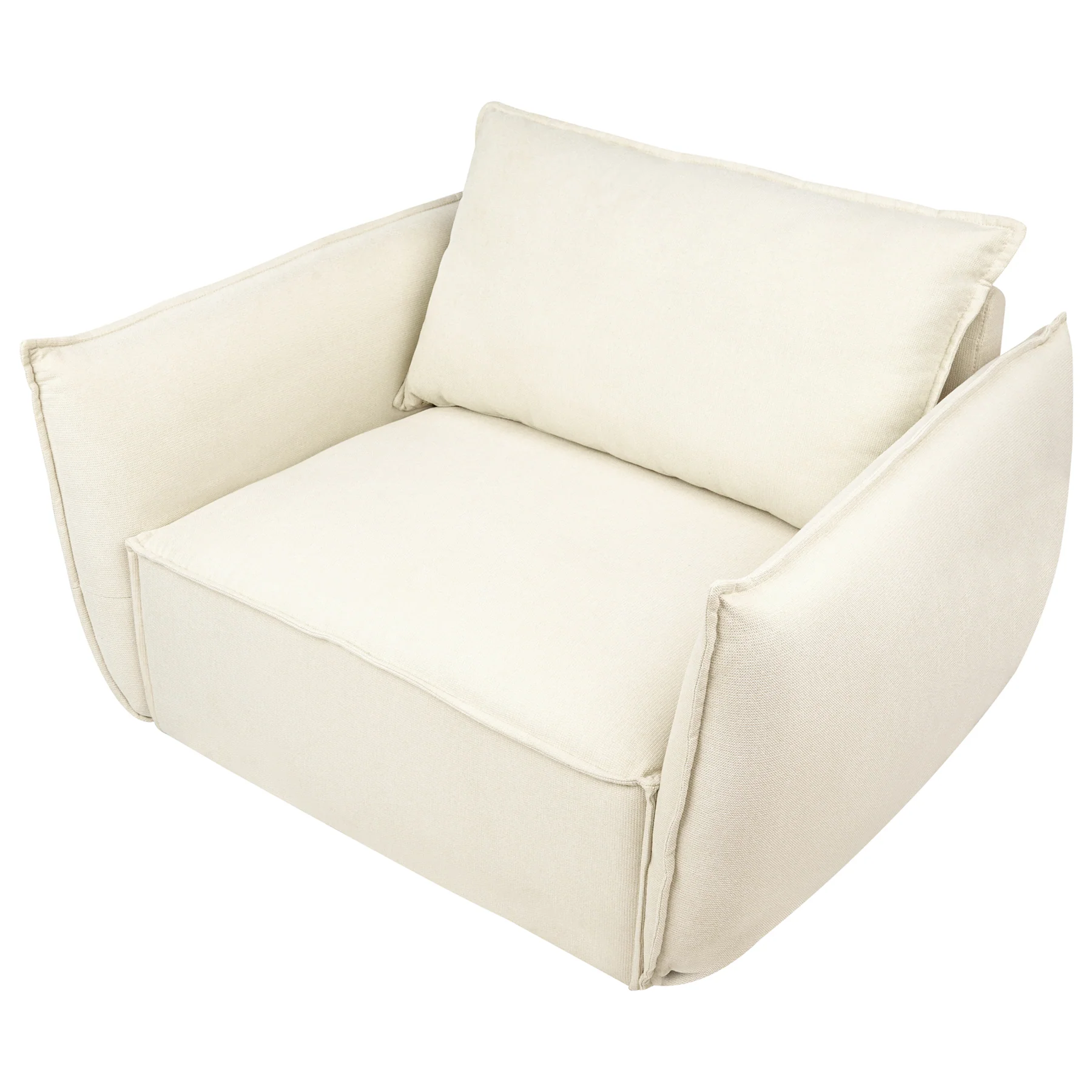 Beliani - KUNES - Woonkamerset - Lichtbeige - Polyester - Image 10