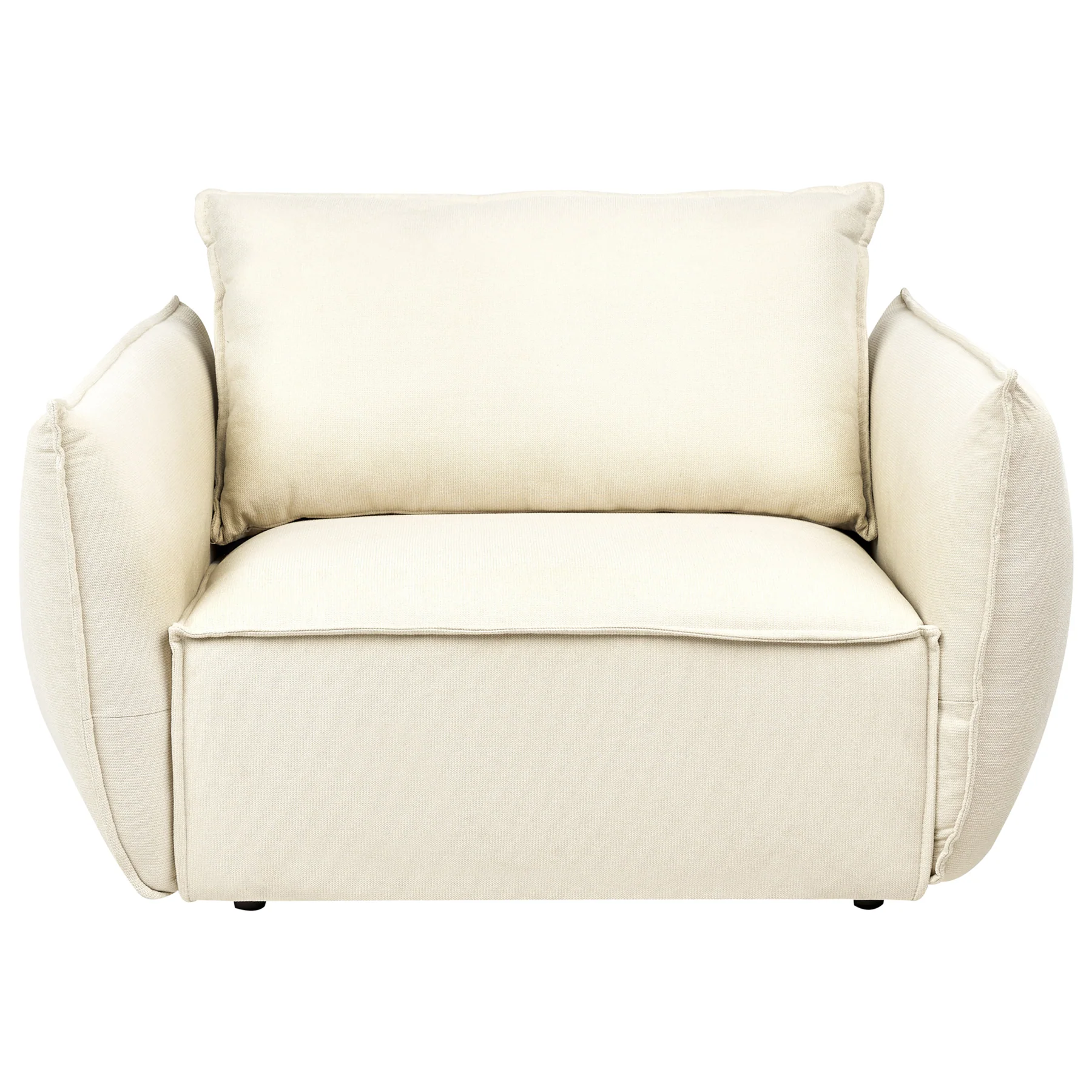 Beliani - KUNES - Woonkamerset - Lichtbeige - Polyester - Image 8