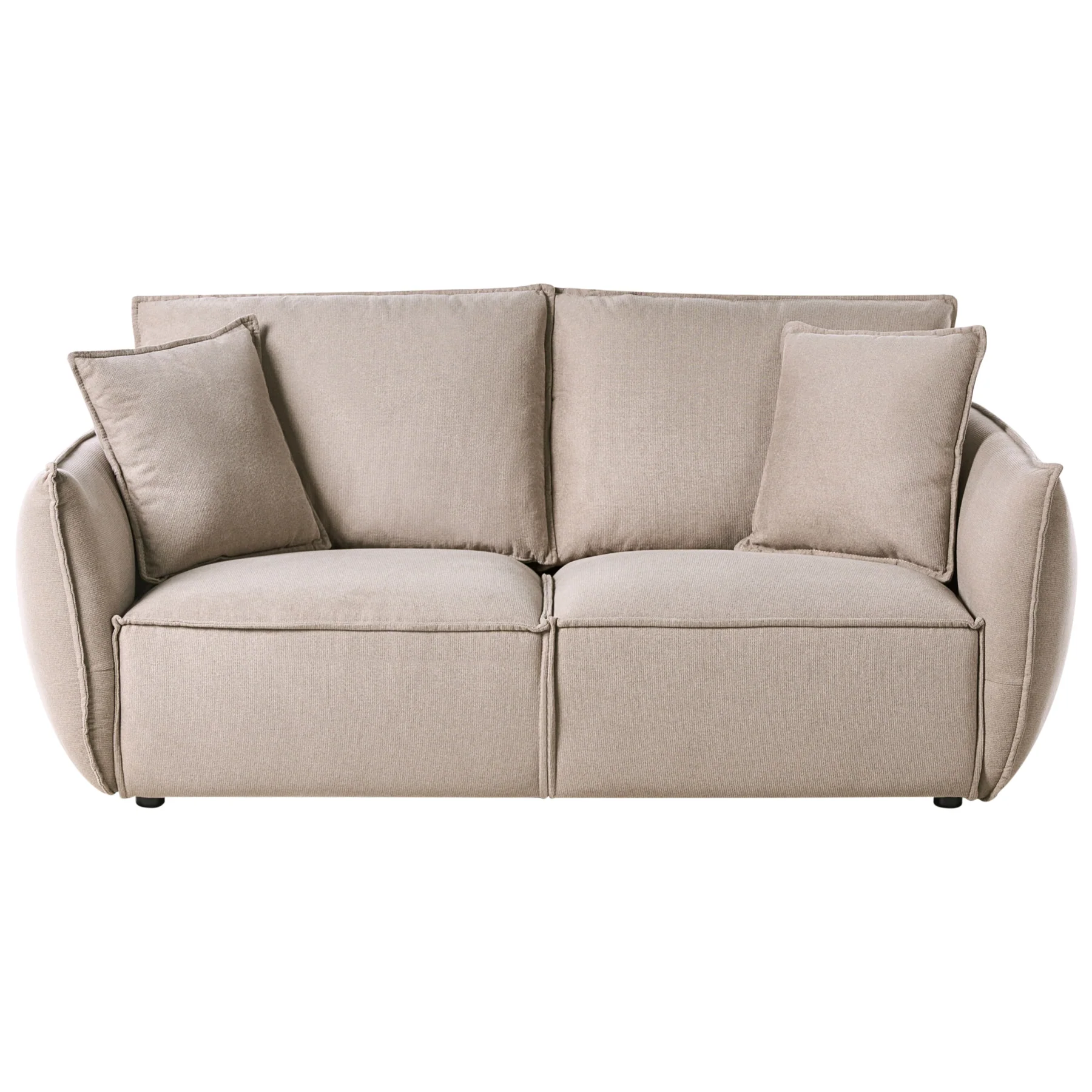 Beliani - KUNES - Woonkamerset - Taupe - Polyester - Image 3