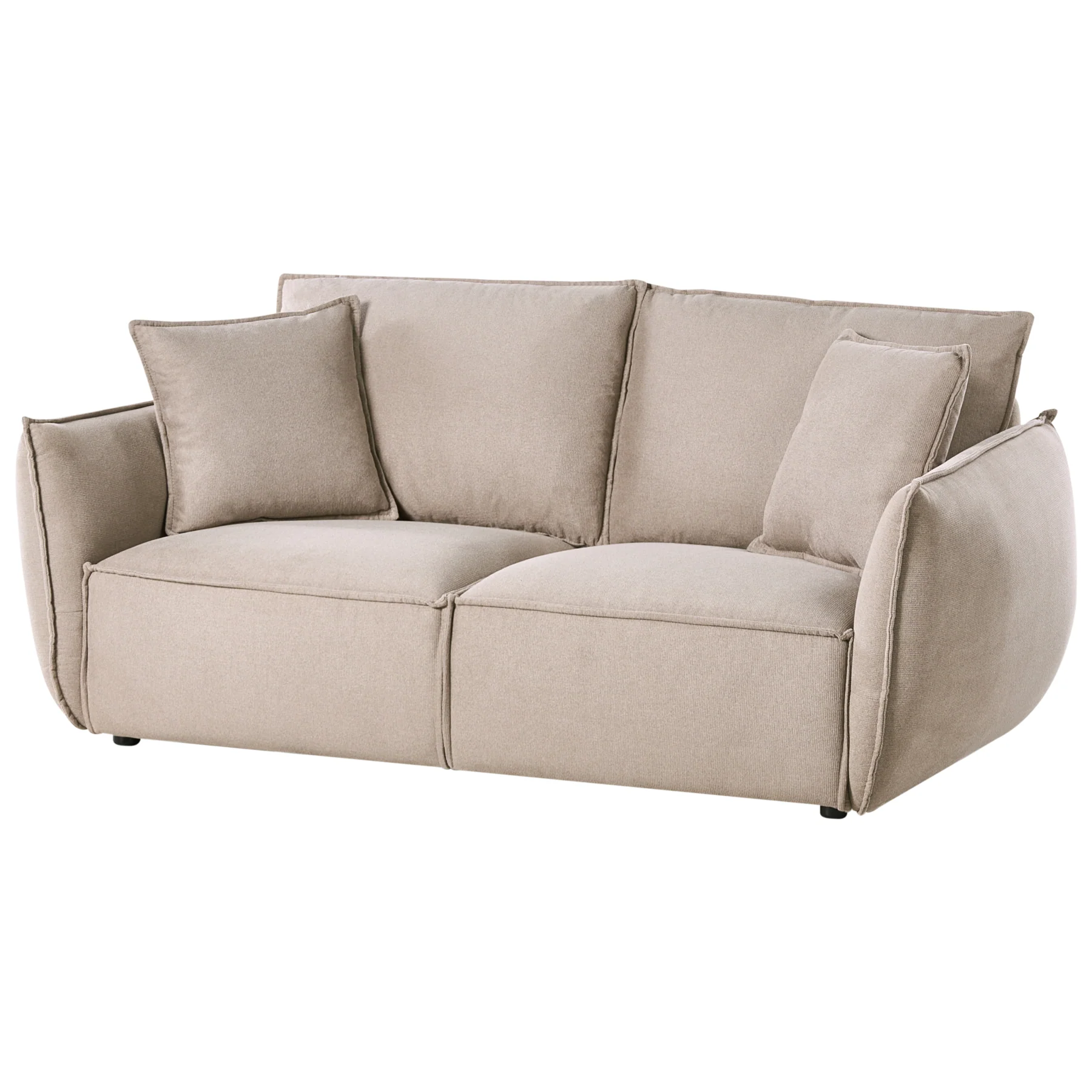 Beliani - KUNES - Woonkamerset - Taupe - Polyester - Image 4