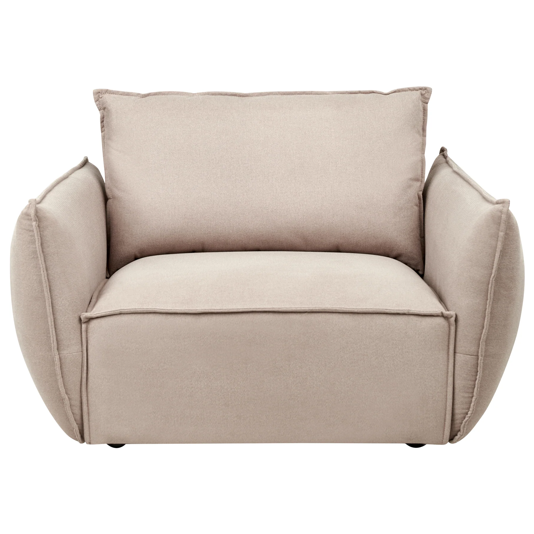 Beliani - KUNES - Woonkamerset - Taupe - Polyester - Image 7