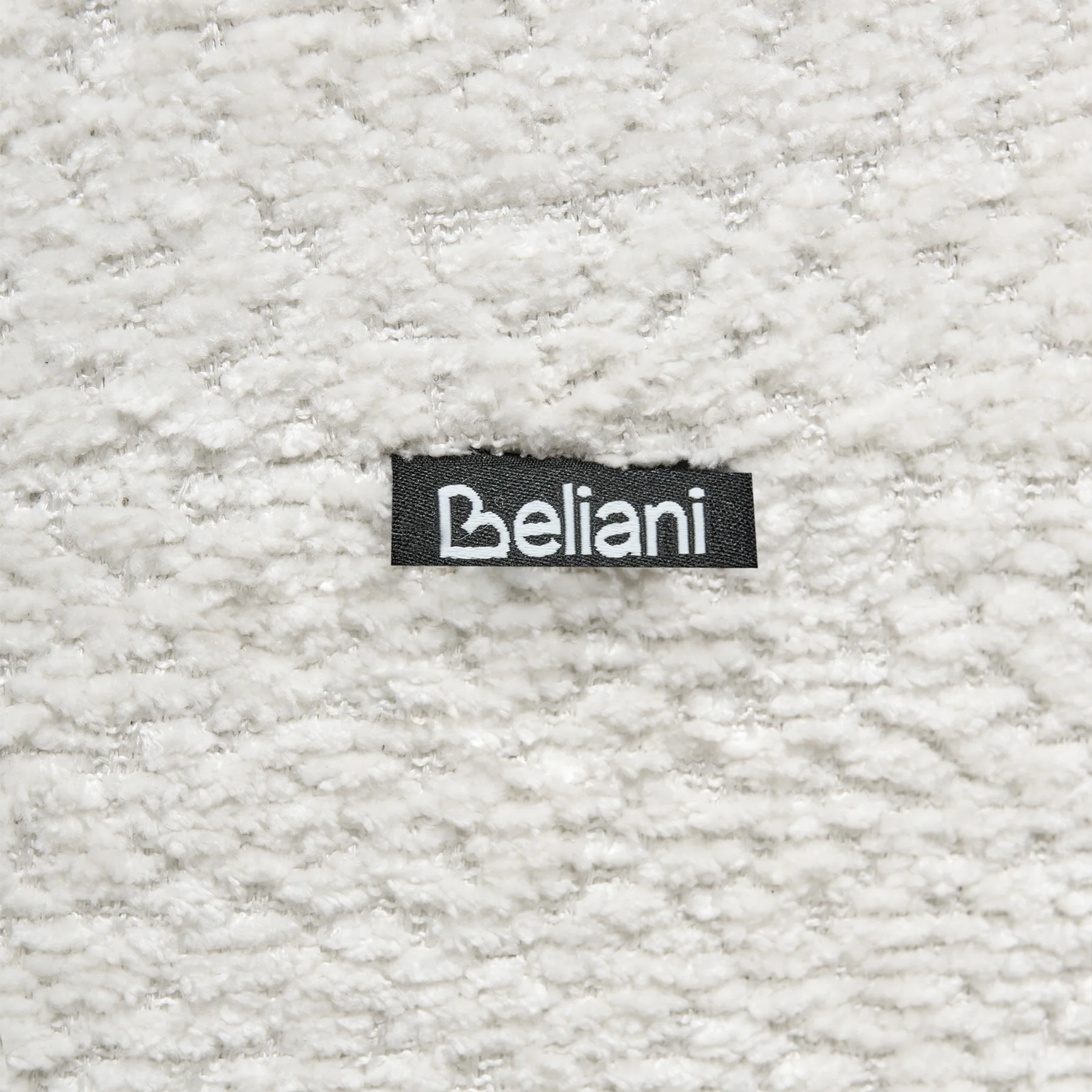 Beliani - KUOLPA - Fauteuil - Off-white - Chenille - Image 6