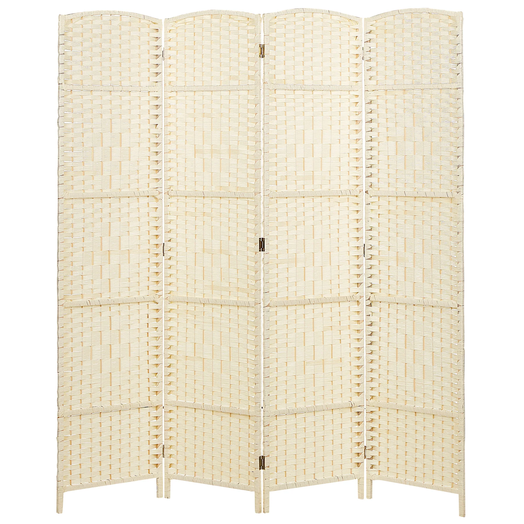 Beliani - LAPPAGO - Kamerscherm - Lichtbeige - Hout - Image 4