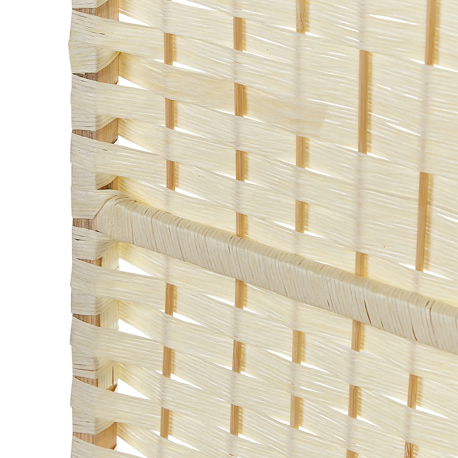 Beliani - LAPPAGO - Kamerscherm - Lichtbeige - Hout - Image 7