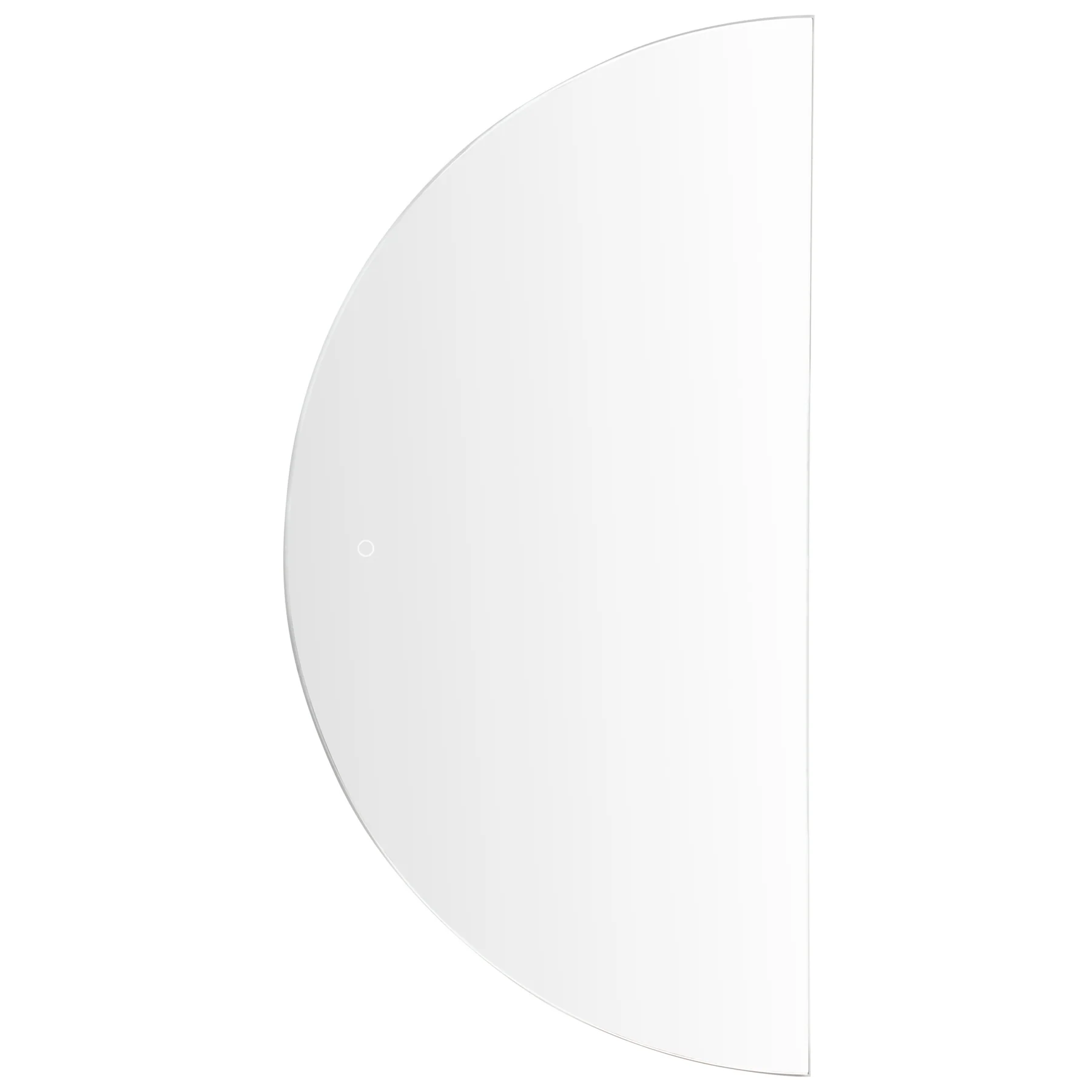 Beliani - LOUE - Wandspiegel met LED - Zilver - 60 x 100 cm - Glas